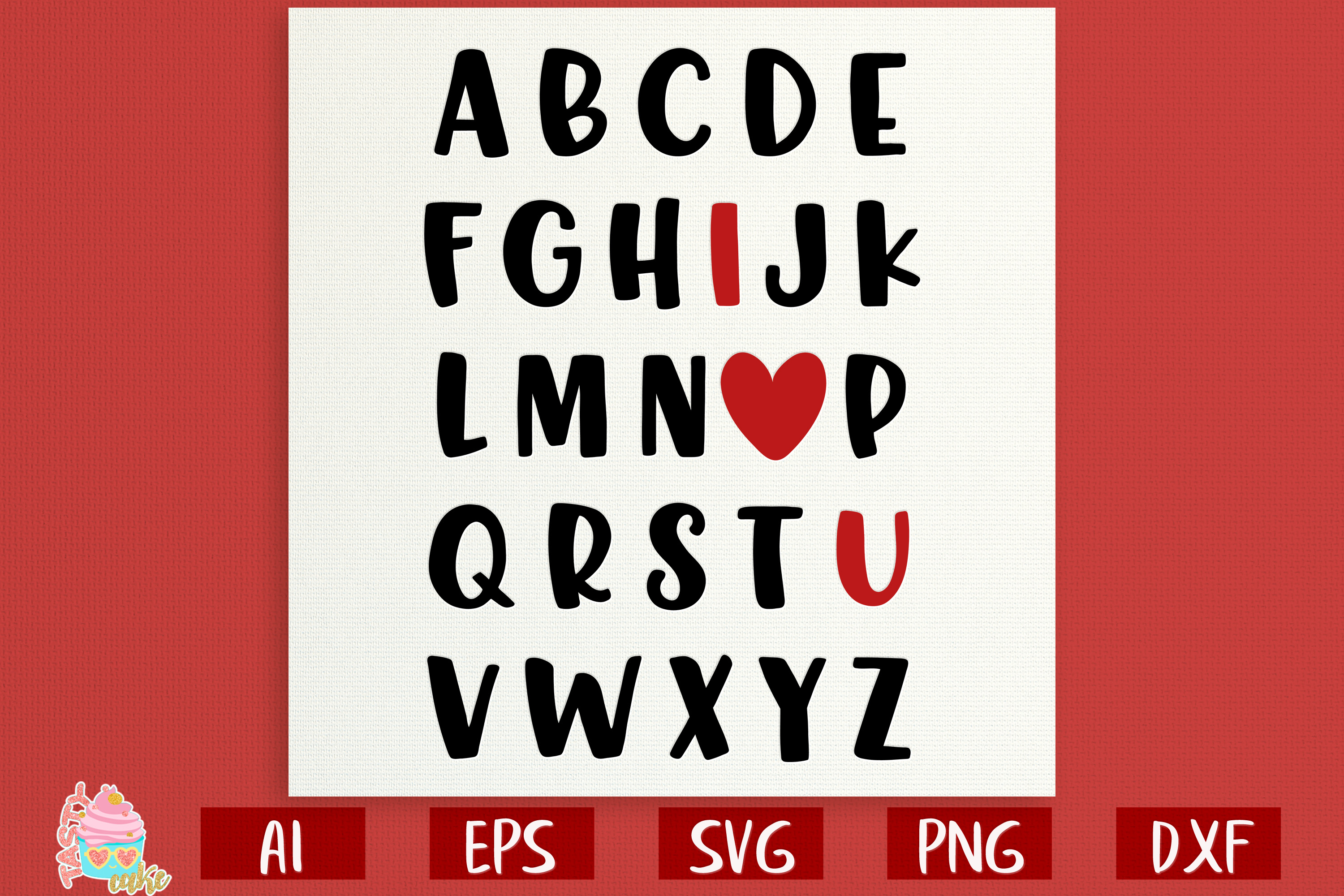 Download Valentine Card Design Alphabet Valentines Day Fonts