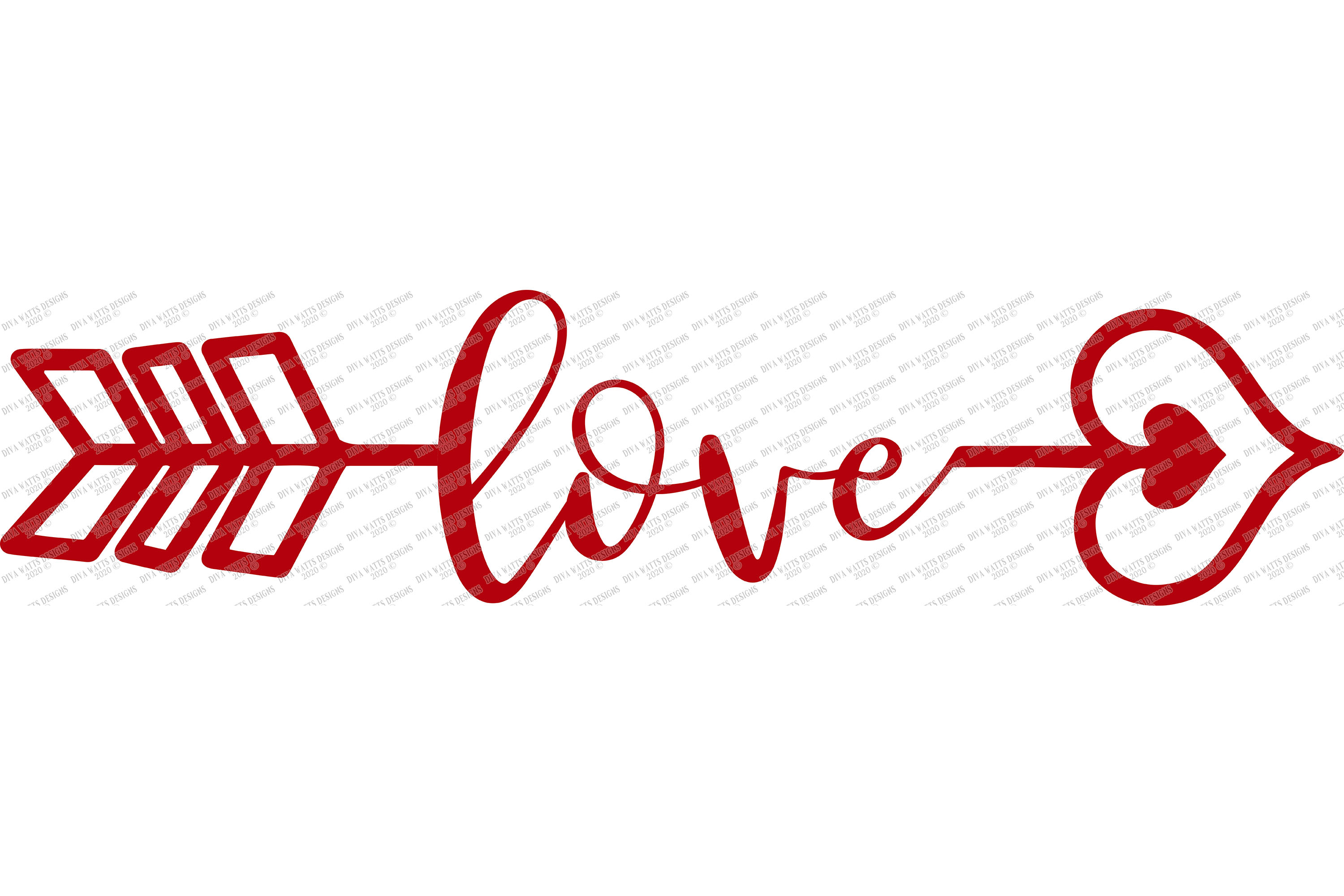 Love Cupid's Arrow - Valentine's Day - Valentine _ SVG PNG