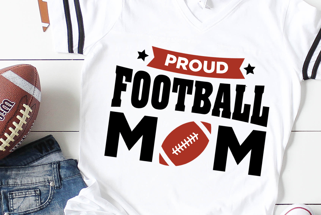 Proud Football Mom Svg, Football Svg Cutting Files (140462) | SVGs