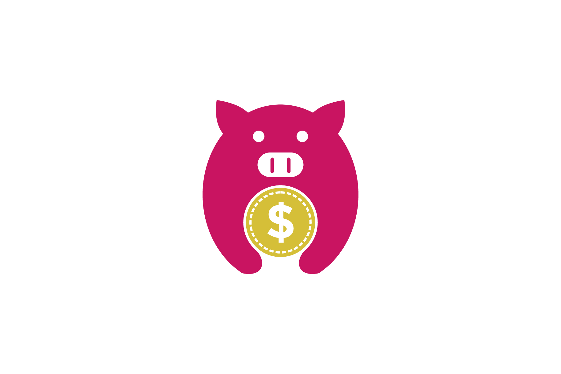 Piggy Bank Logo (333388) Logos Design Bundles