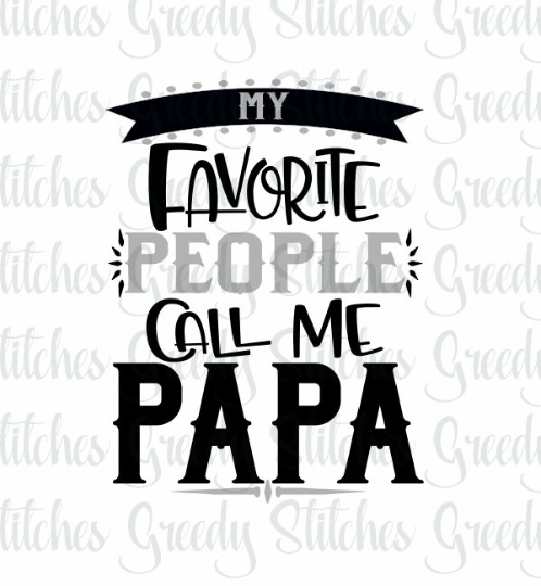Download Father's Day | My Favorite People Call | Design Bundles