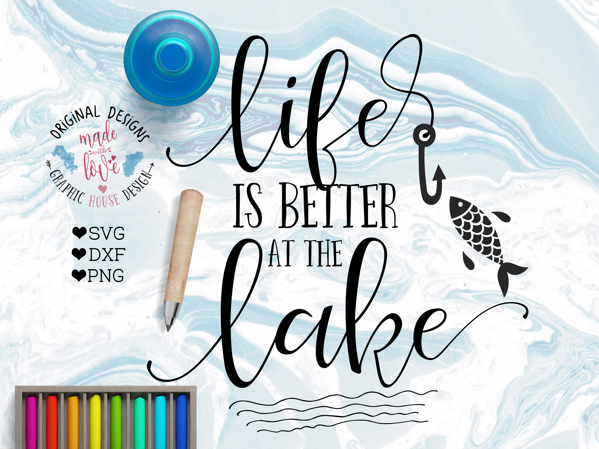 Download Life is Better at the Lake Cutting File SVG, DXF, PNG