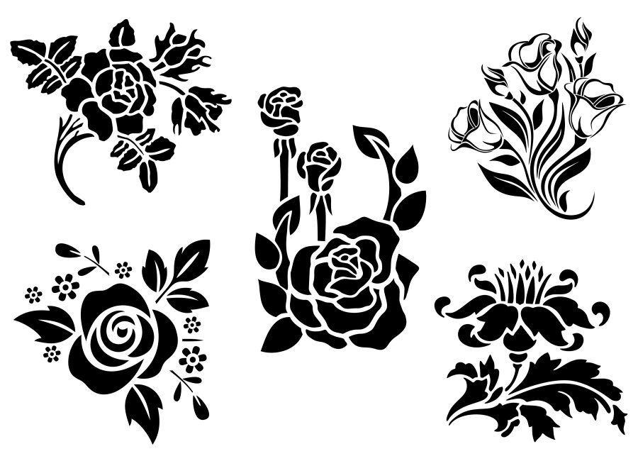 Download SVG and PNG cutting files, Floral Design, Clipart, Vector ...