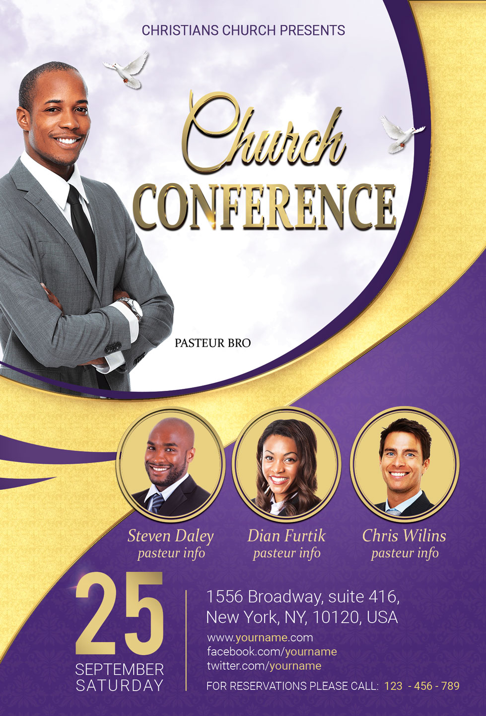 Church Conference Flyer Poster