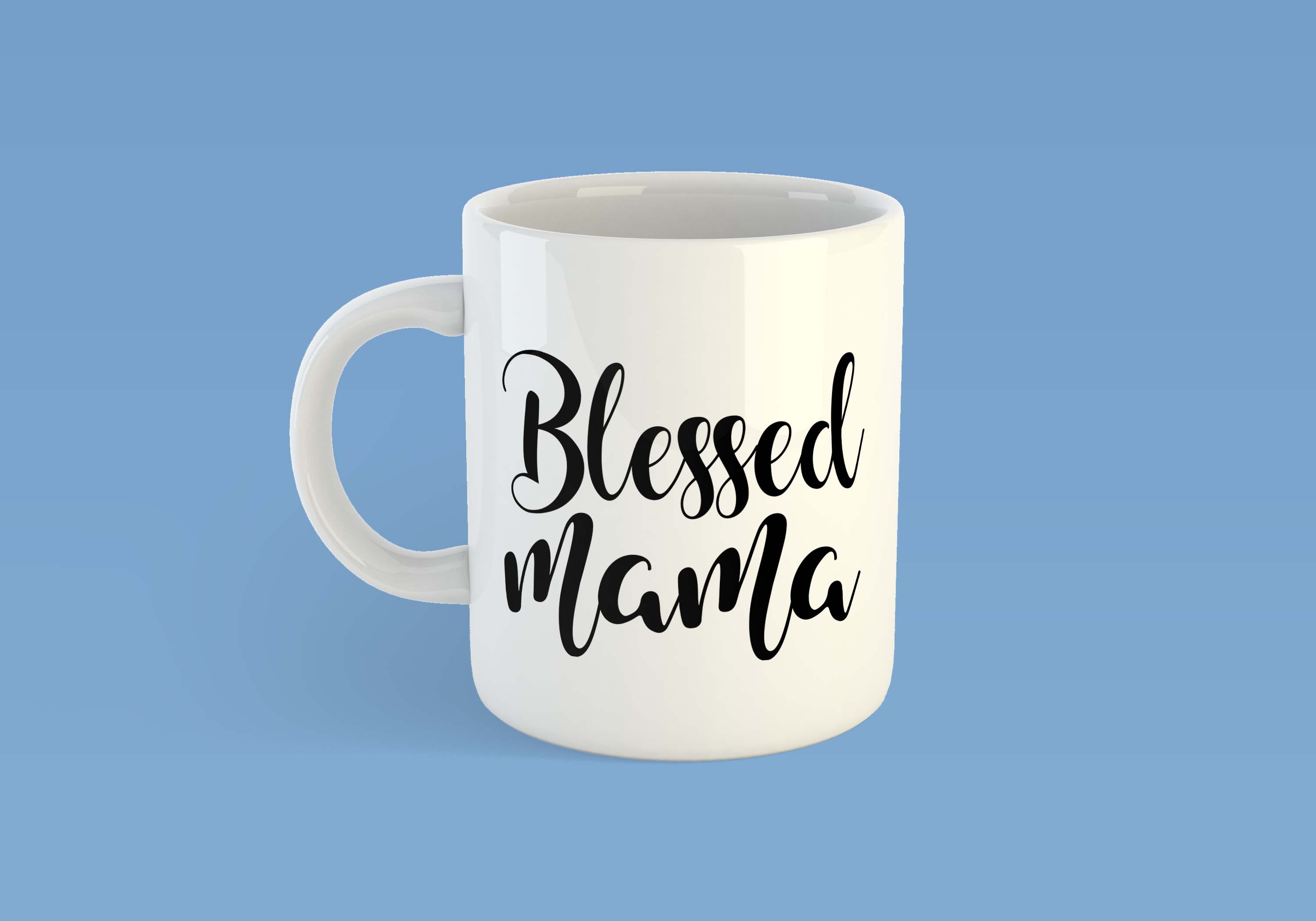 Download Blessed Mama SVG PNG EPS DXF, Mother's day SVG cutting file