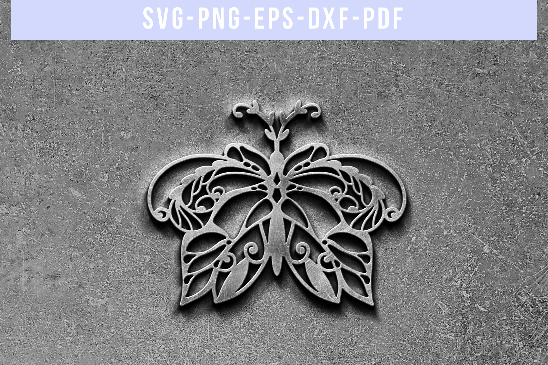Download Butterfly Papercut Template, Spring Paper Art, SVG, DXF ...