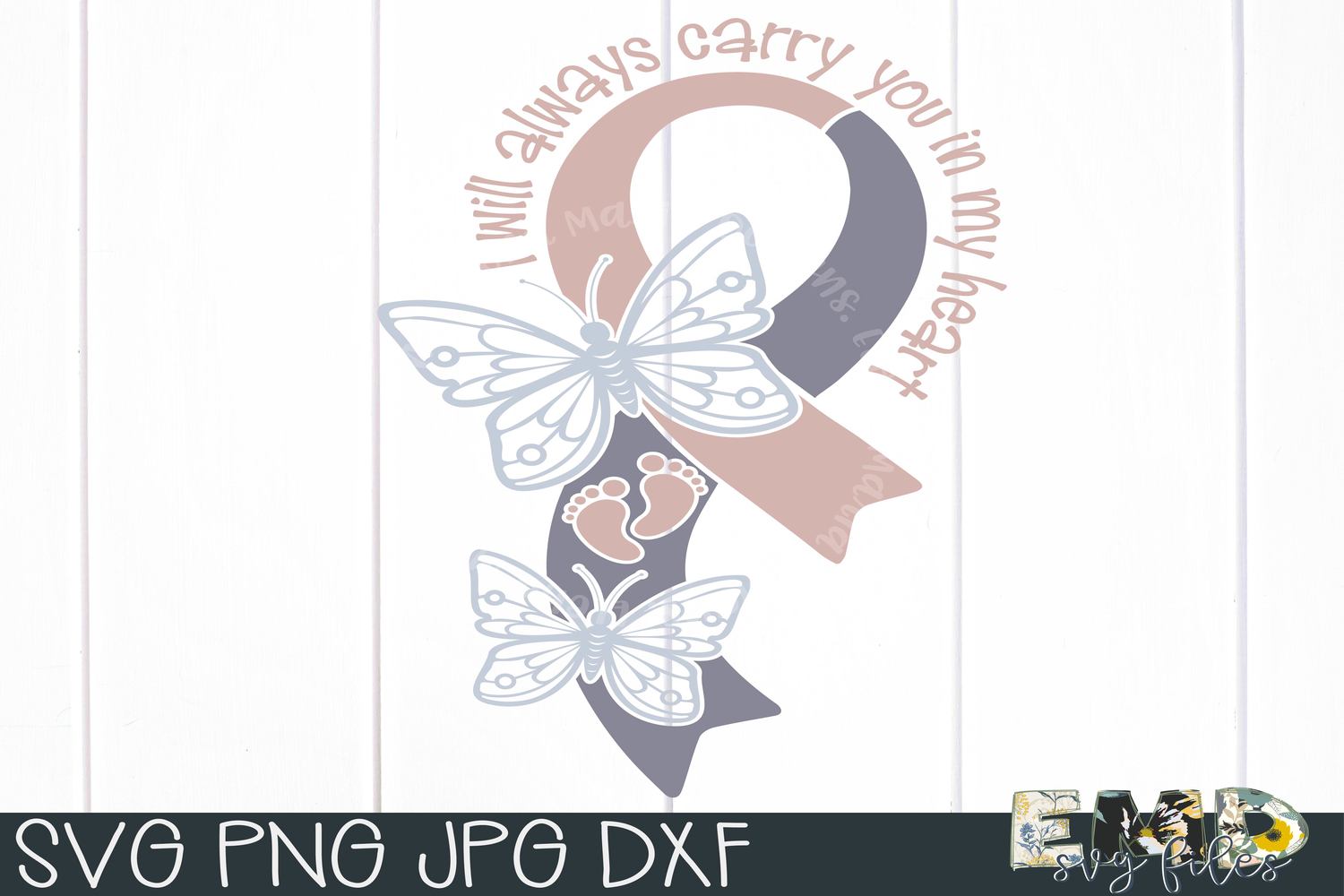 Miscarriage Ribbon Svg