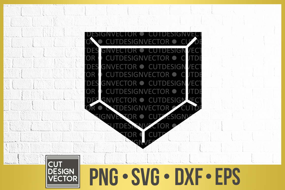 Download Baseball Home Plate SVG (302113) | SVGs | Design Bundles