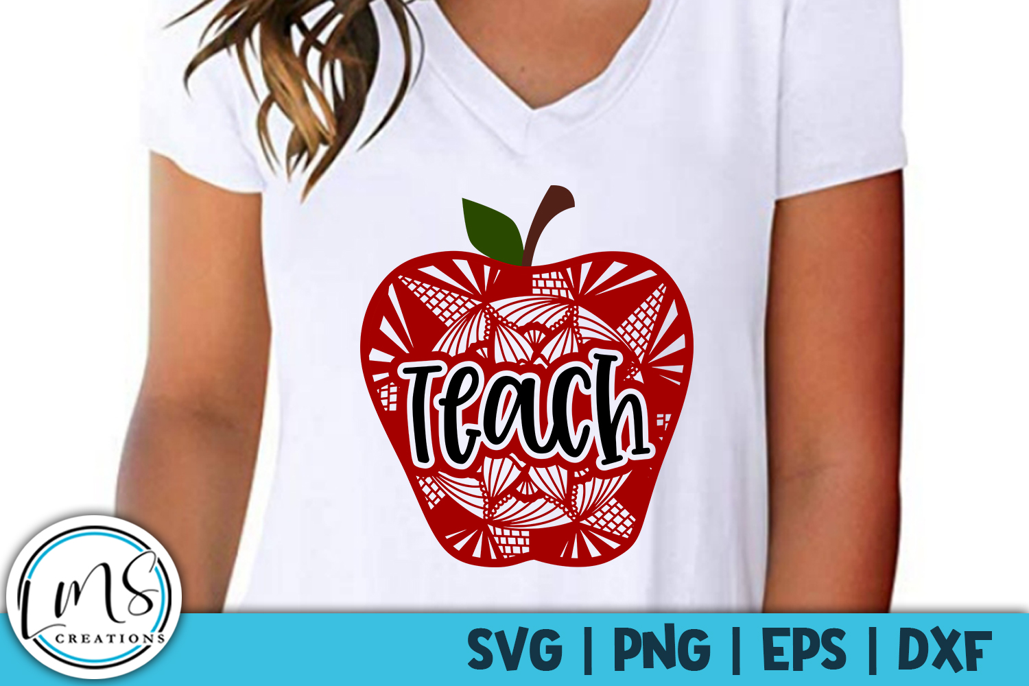 Download Mandala - Apple - Teach SVG, PNG, EPS, DXF (314588) | Cut ...