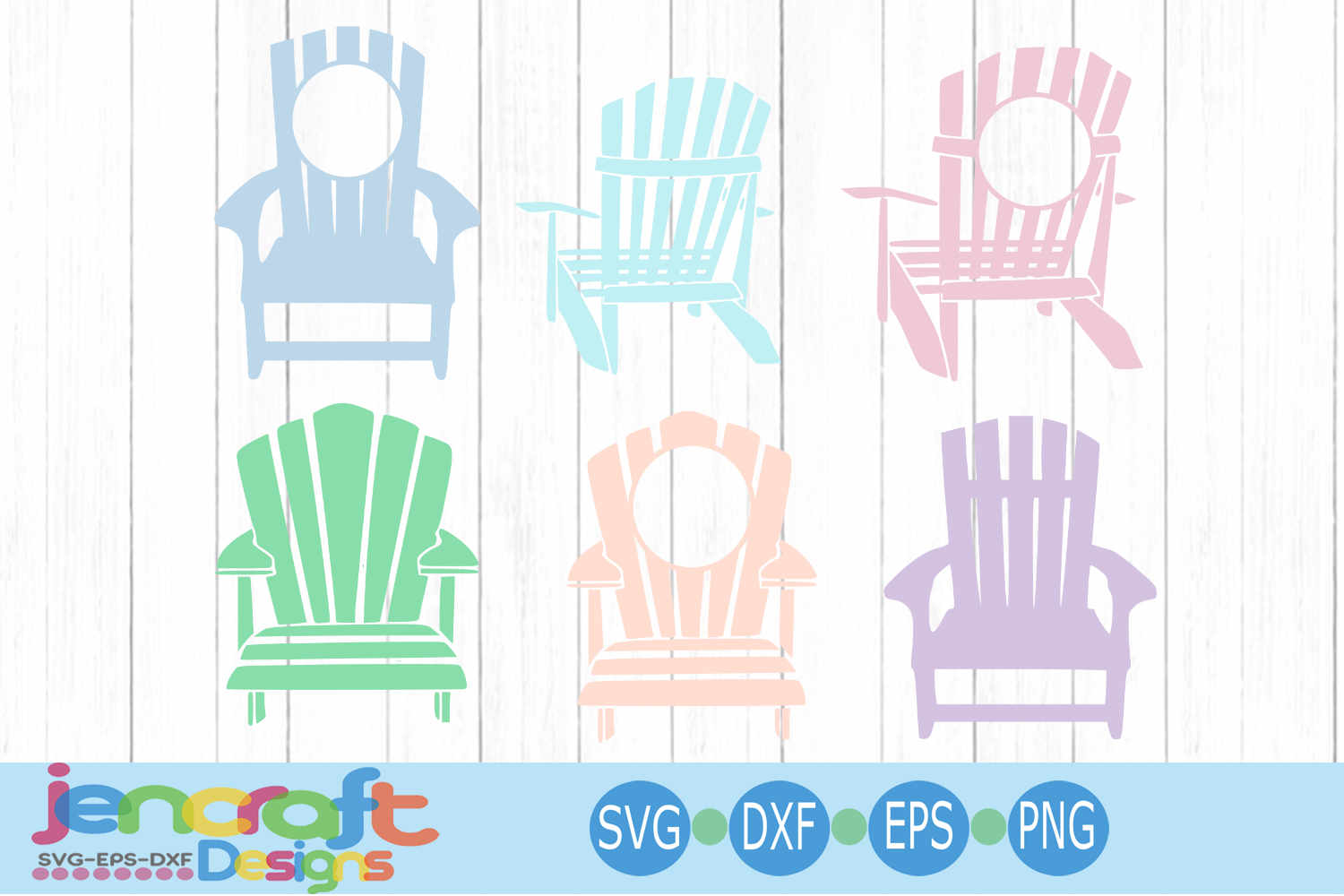 Download Beach Chair Monogram Frame SVG Design Bundle Png, Dxf, Eps