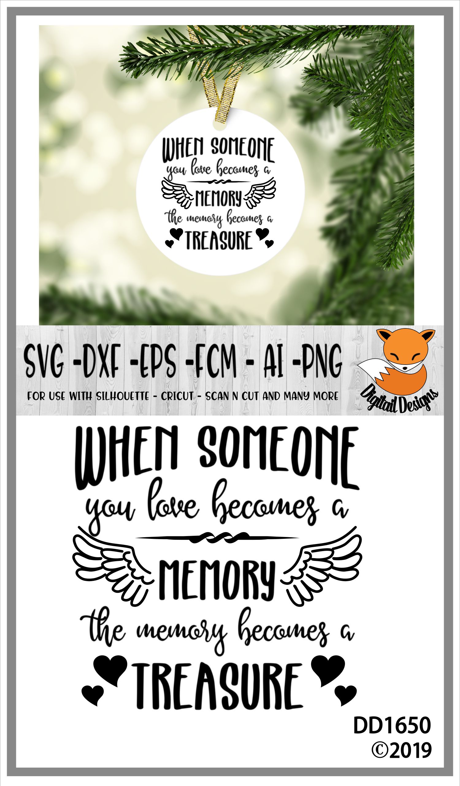 Download Memorial SVG for Silhouette, Cricut (339439) | Cut Files ...