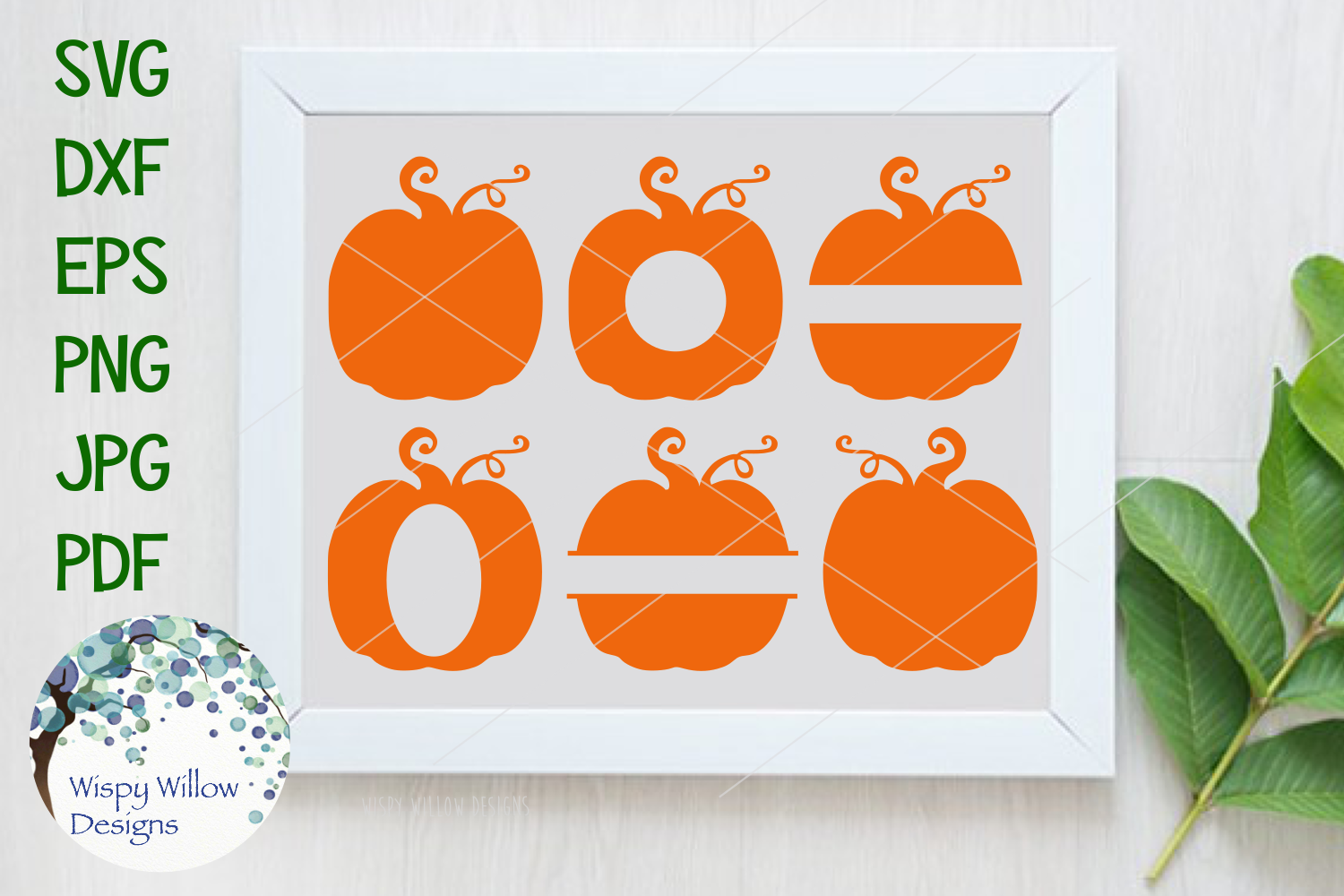 Download Pumpkin Bundle, Halloween, Name, Monogram, Frame, SVG ...