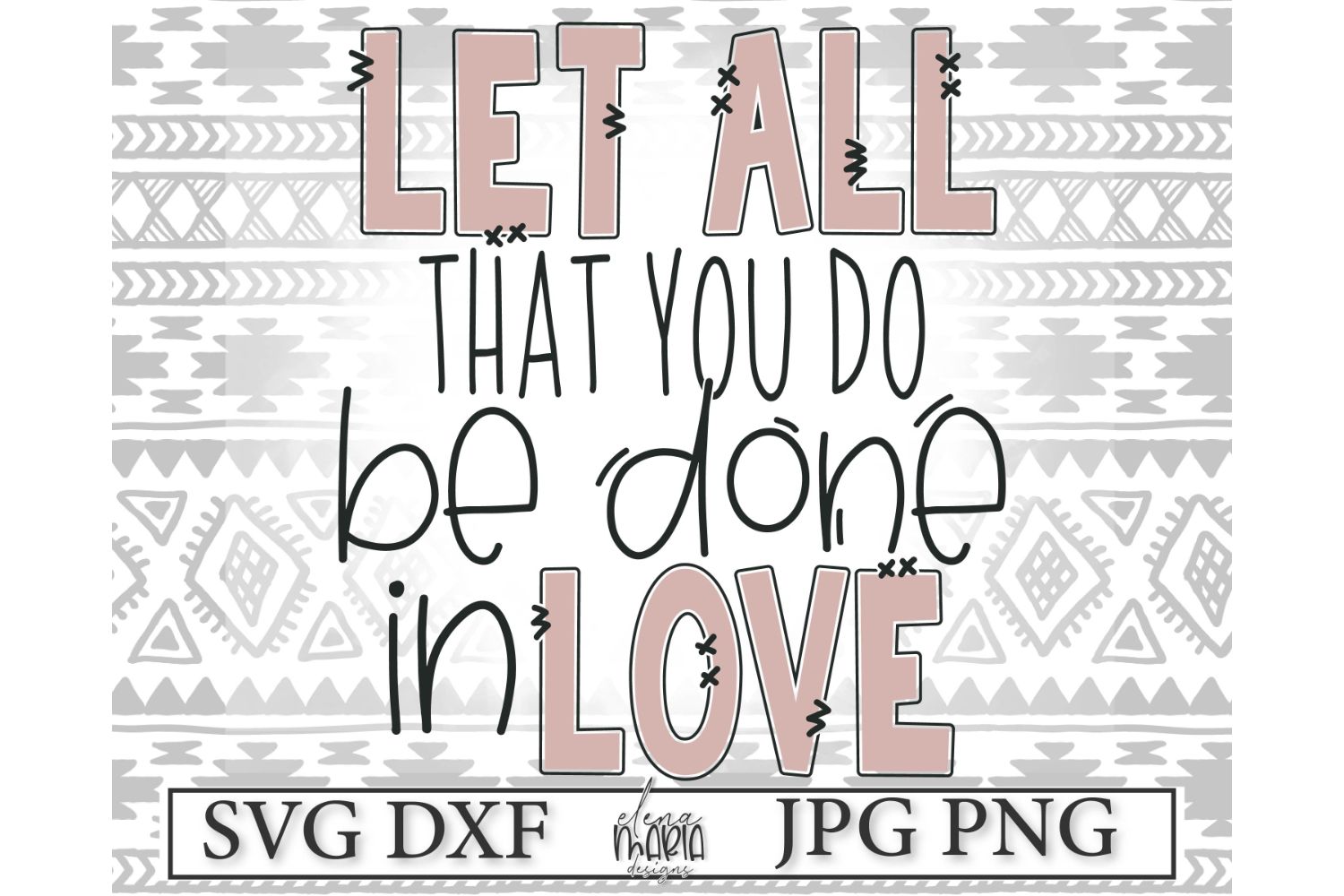 let all that you do be done in love arm tattoo