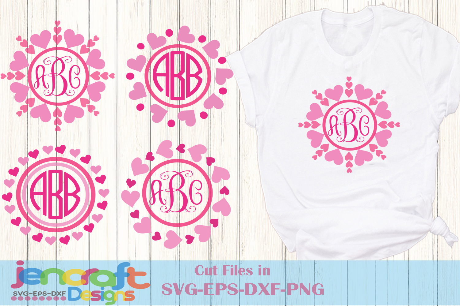 Download Valentines SVG - Heart Valentine monogram SVG Frames