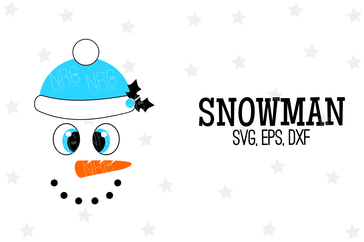 Snowman Svg File V2 Svgs Design Bundles