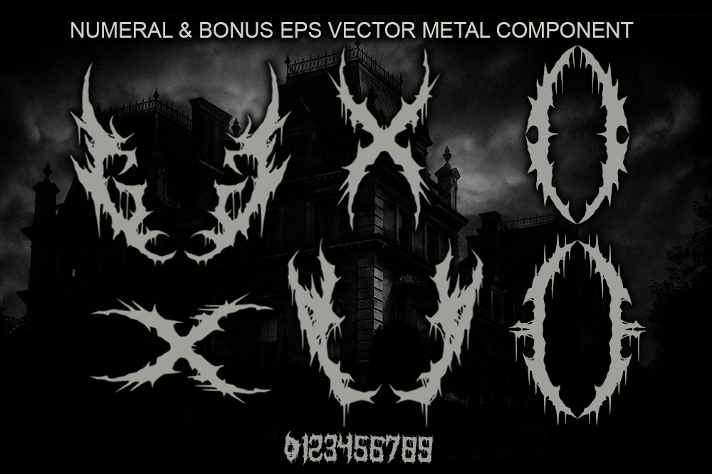 brutal death metal fonts