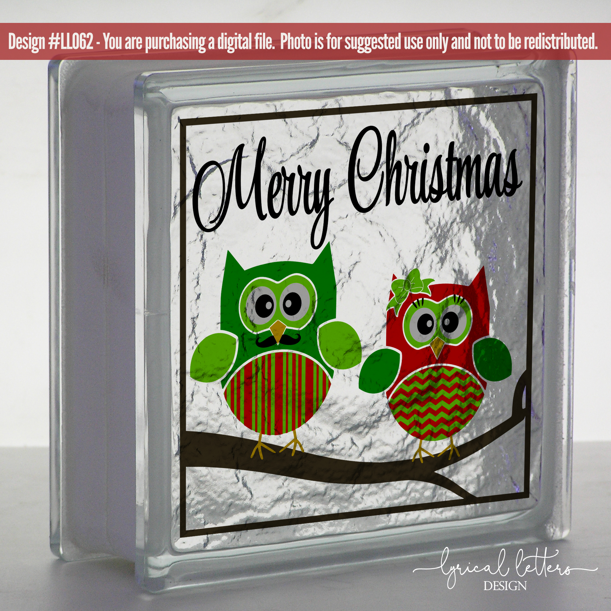 Download Christmas Owl Interchangeable Bundle SVG Cut File LL062