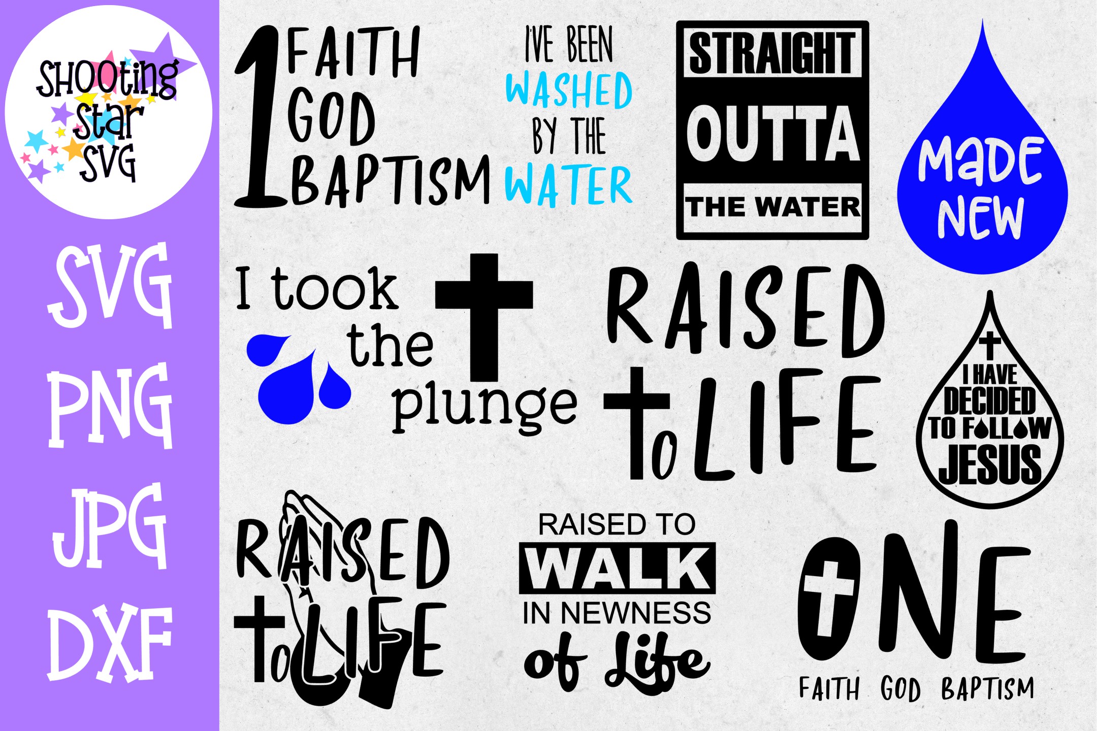 Download Baptism Shirt SVG Bundle - Baptism SVG - Religious SVG