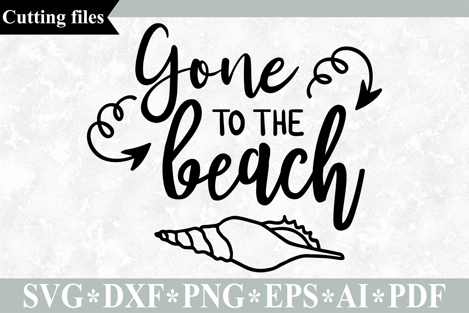 Gone to the beach SVG cut file, Summer SVG, Beach SVG (274872) | SVGs | Design Bundles