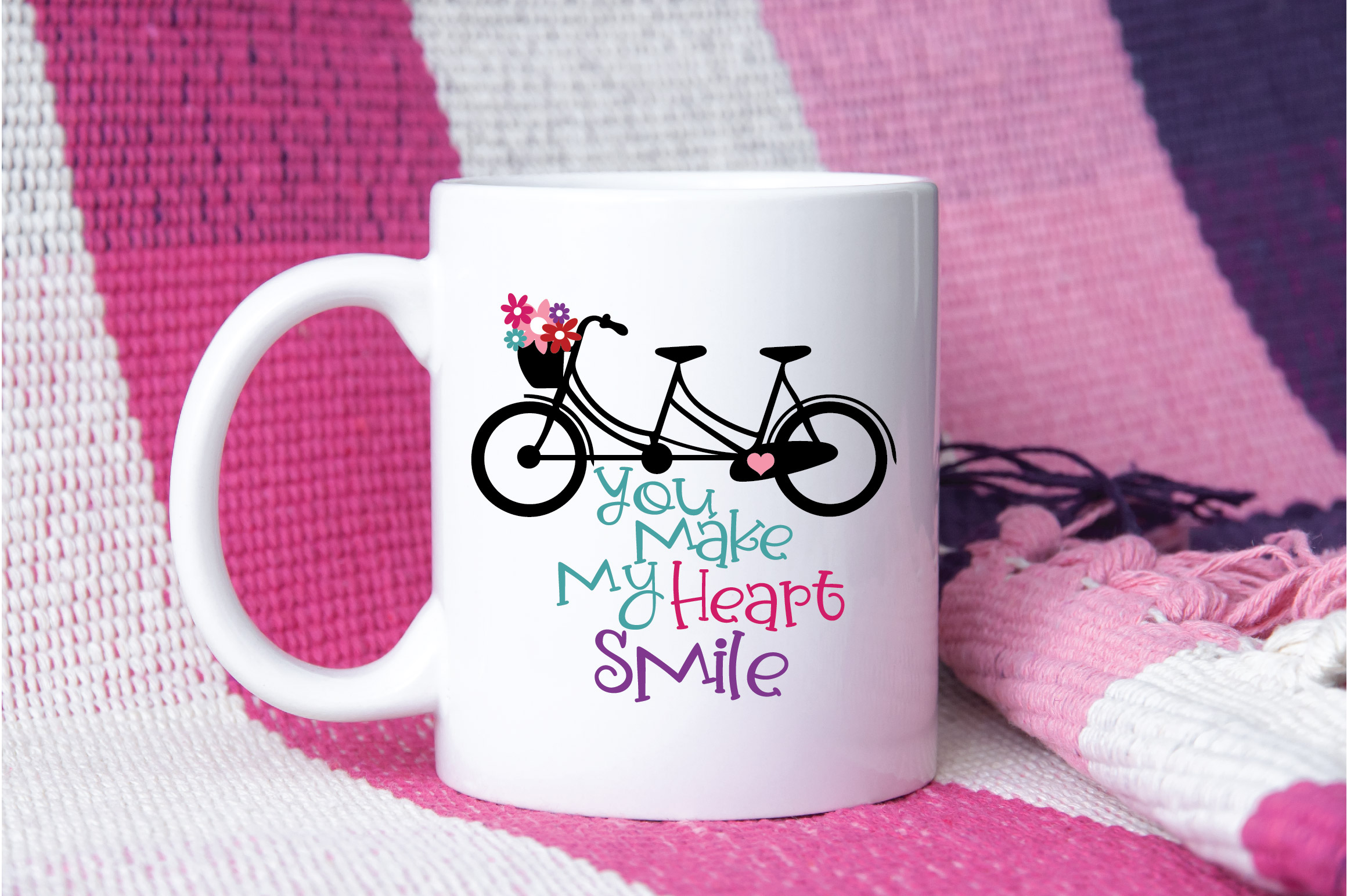 You Make My Heart Smile SVG Cut File - Valentine SVG EPS DXF (180254