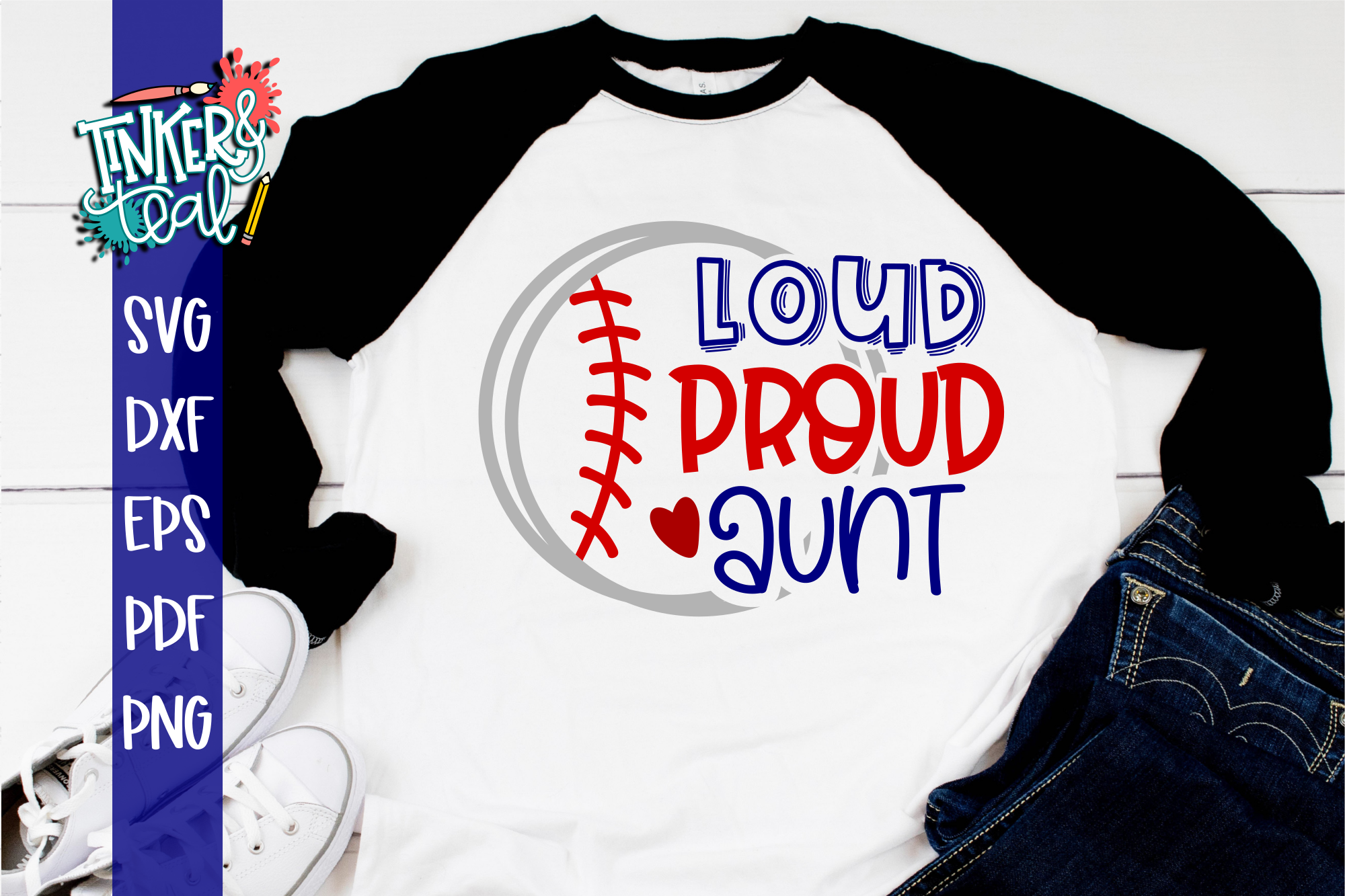 Download Loud Proud Baseball Softball Aunt SVG