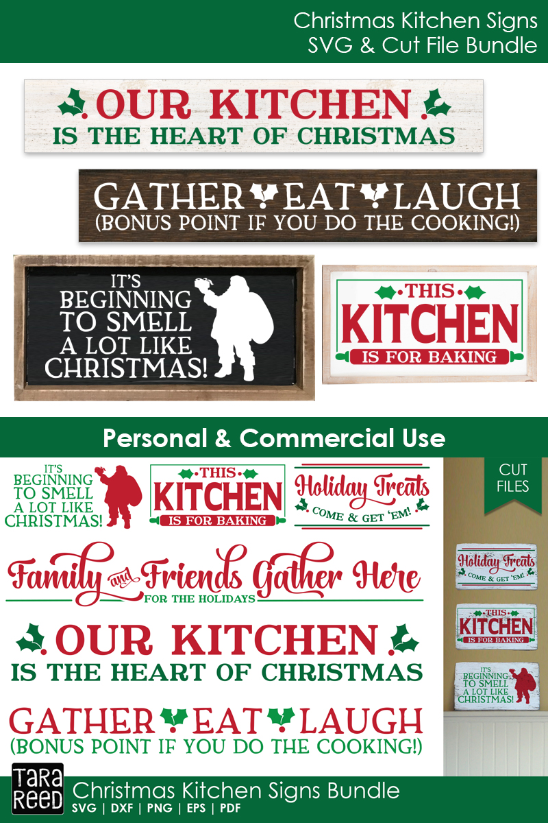 Download Christmas Kitchen Signs - Christmas SVG Files for Crafters ...