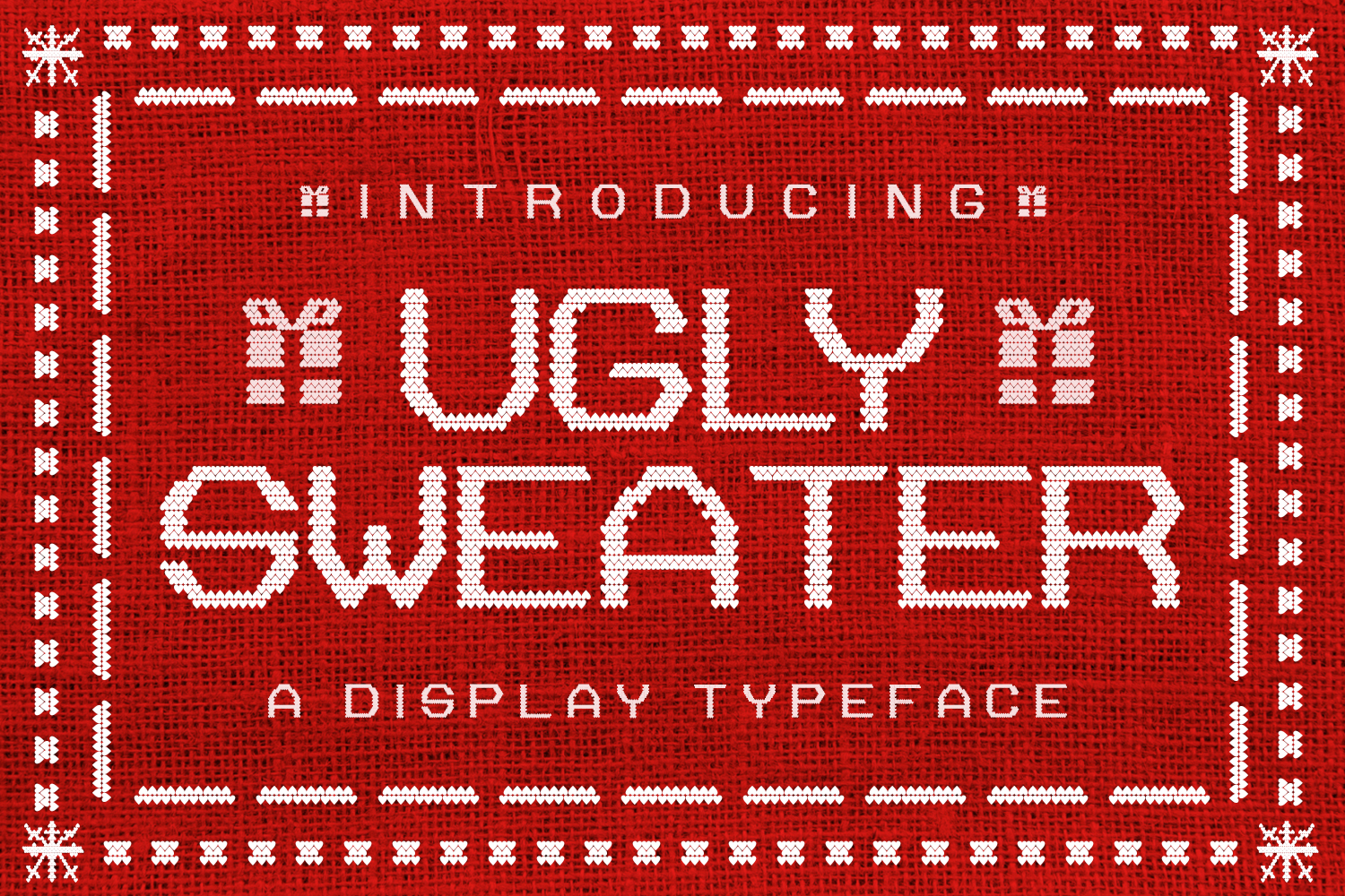 Ugly Sweater by The Font Bundles Store