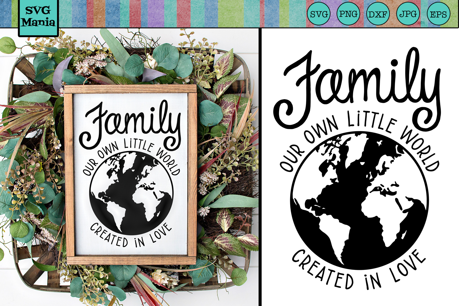 Family Saying SVG File, Family Quote SVG for Farmhouse Sign