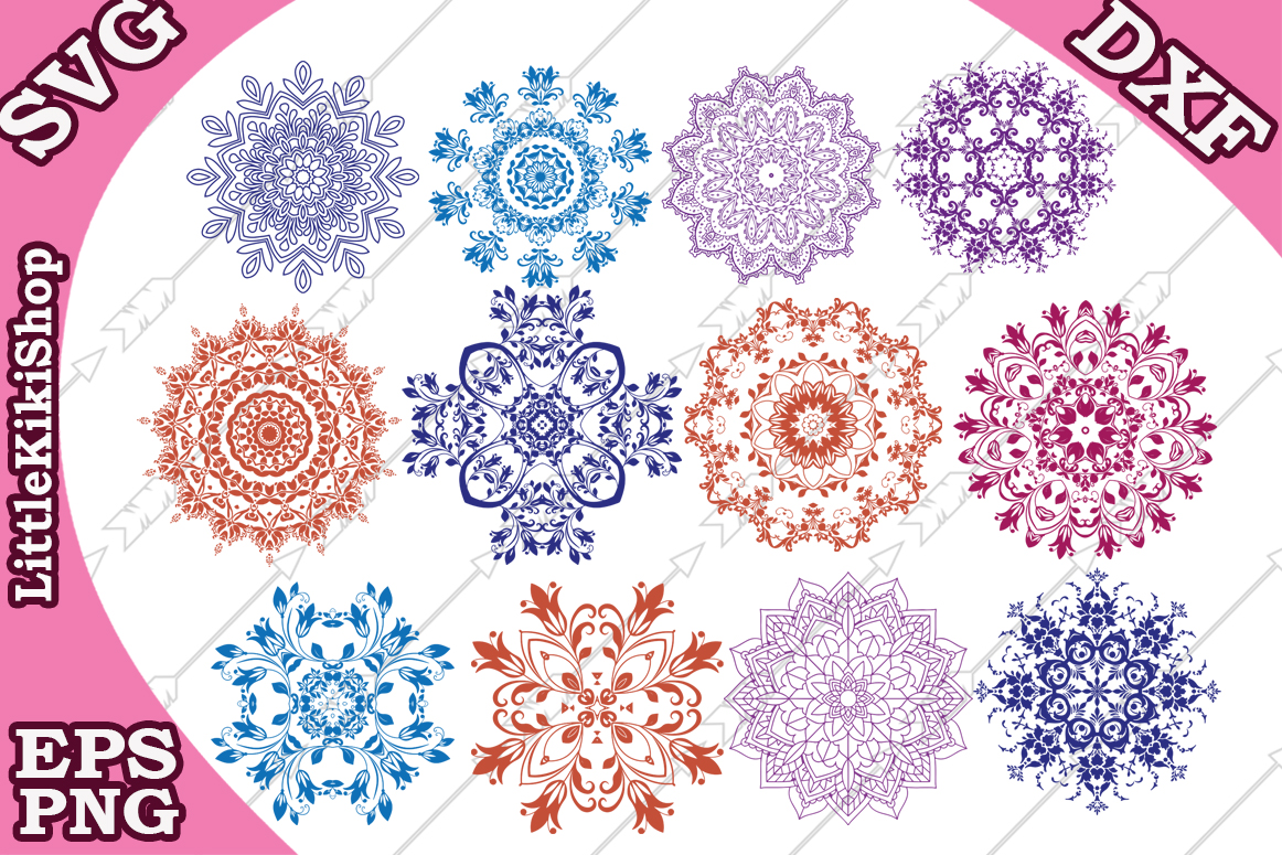 Mandala Design Svg, mandala Svg,Mandala Bundle Svg,,Boho ...