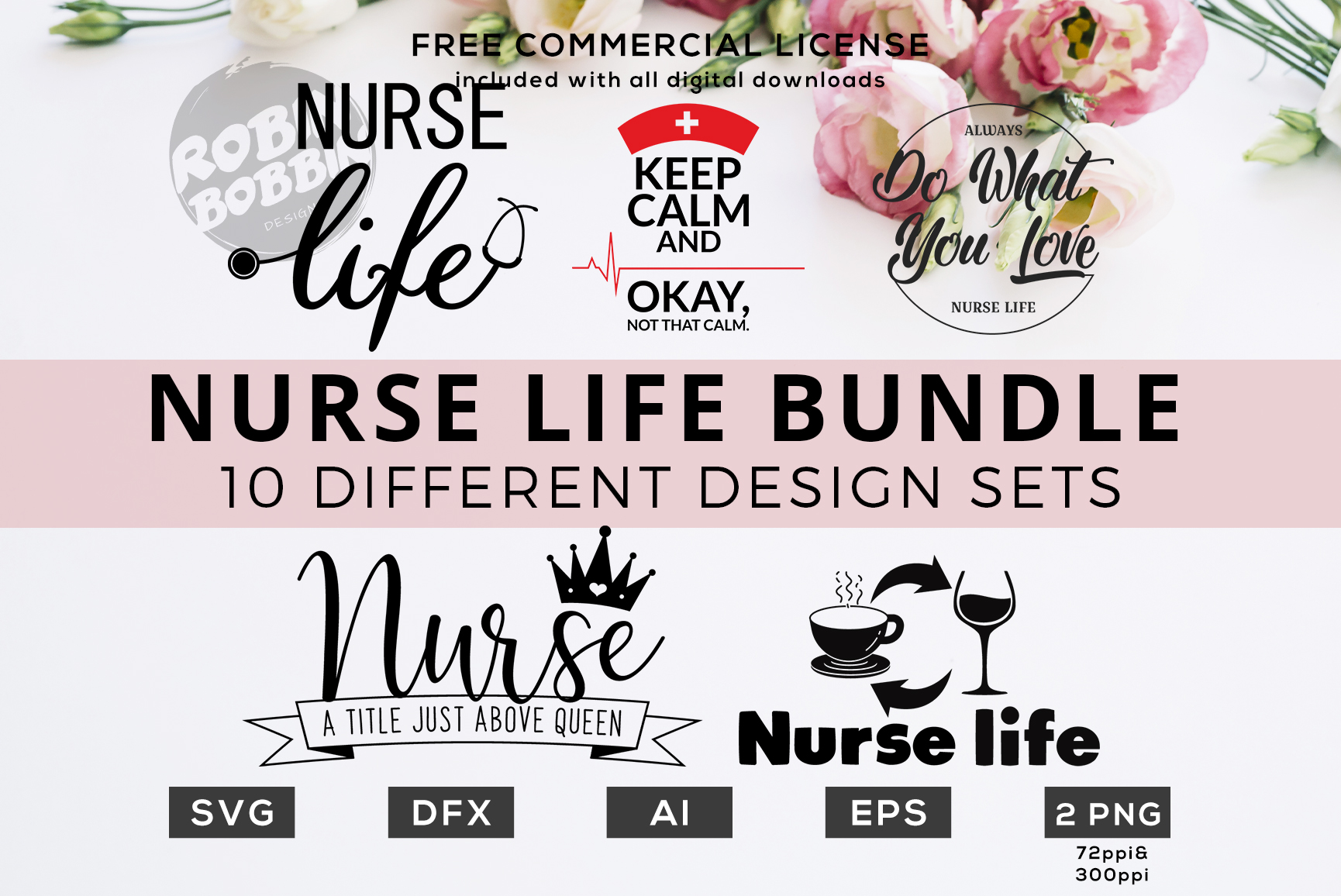 Download Nurse Life Bundle - Funny Nurse Quotes SVG Files