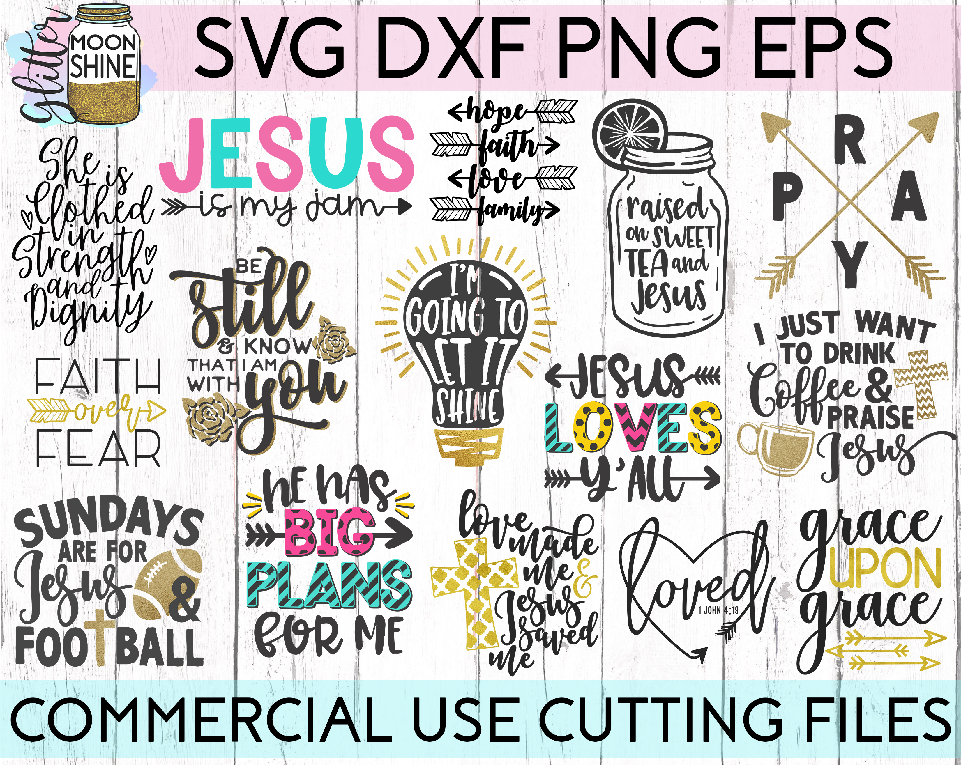 Jesus Loves Commercial Use Cutting Files