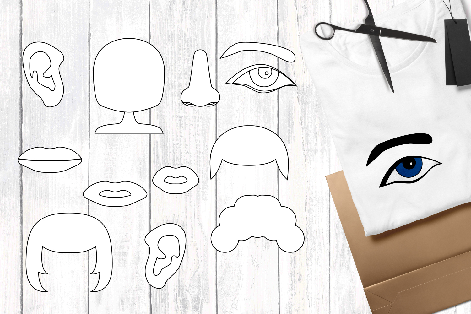 Body Parts clip art illustrations bundle (78538) | Illustrations