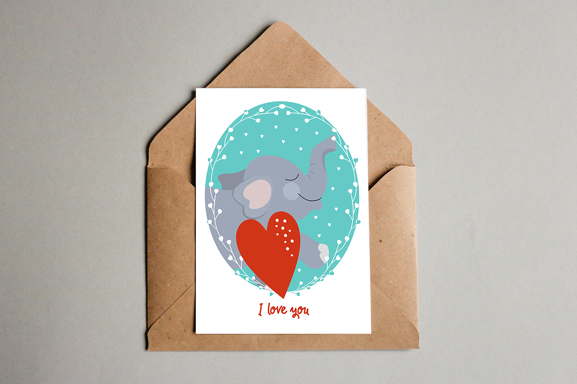 8 Valentine's Day cards with animals (195992) | Card Making | Design