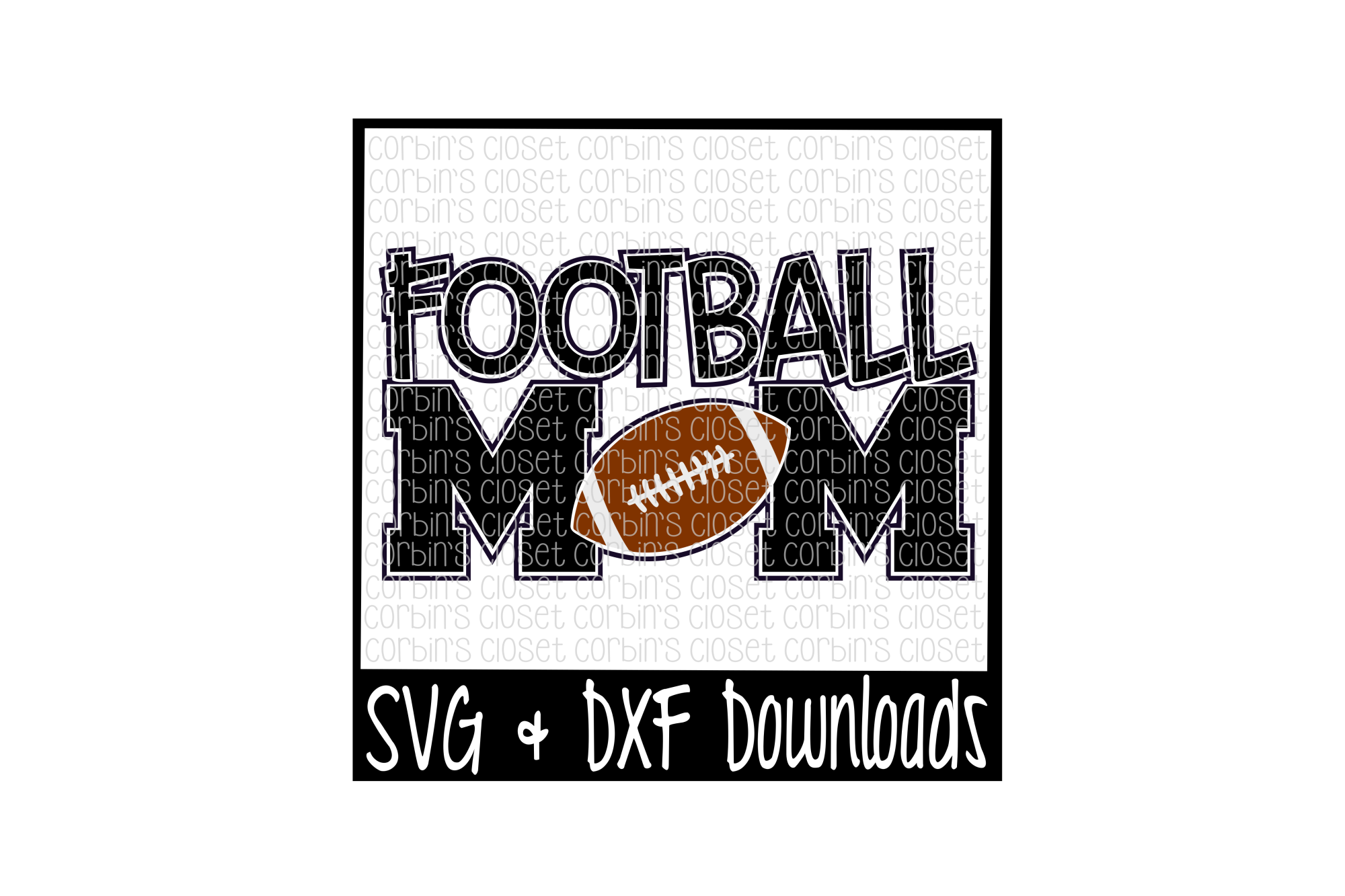 Download Football Mom SVG Cut File