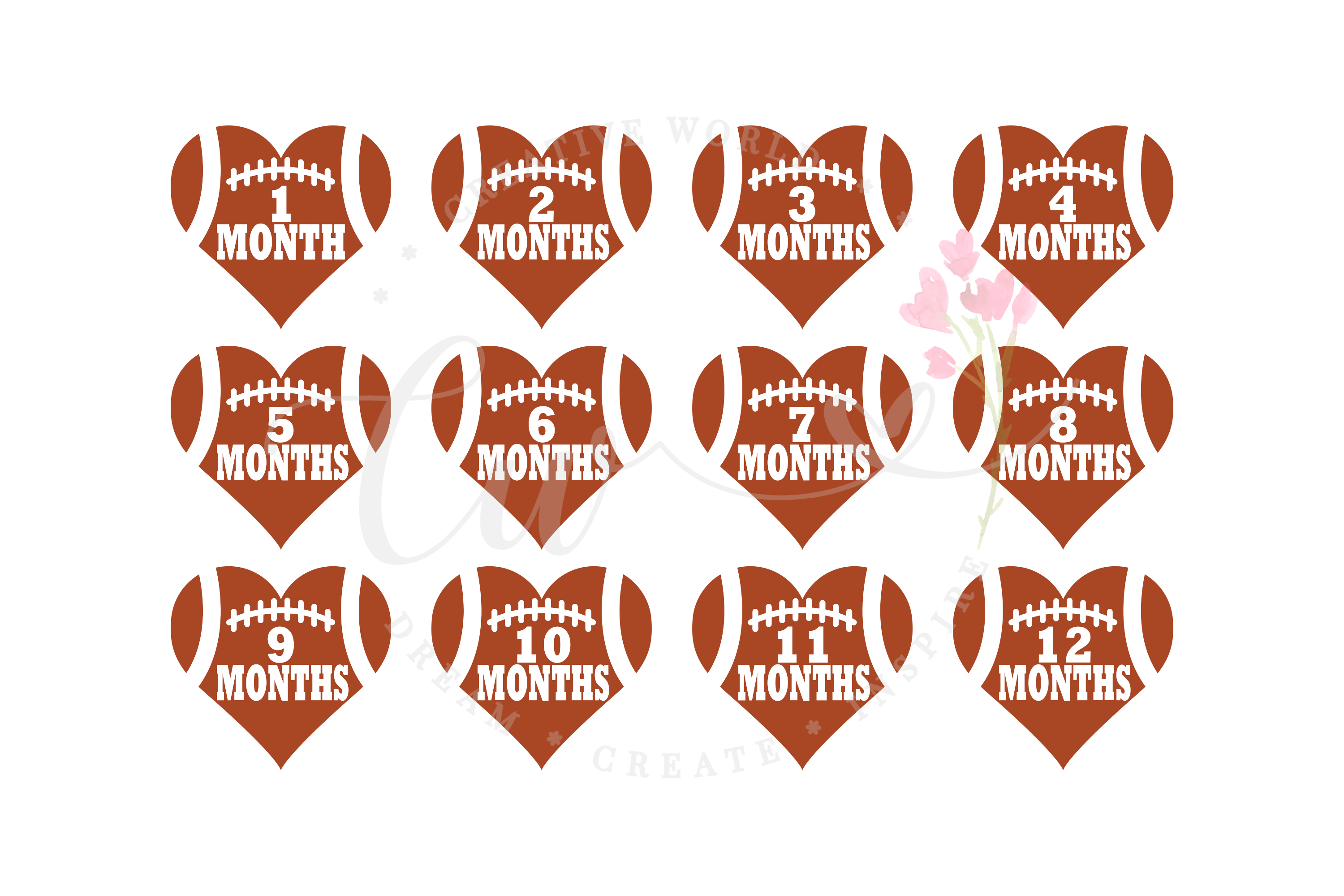 Free Free 316 Baby Monthly Milestone Svg SVG PNG EPS DXF File