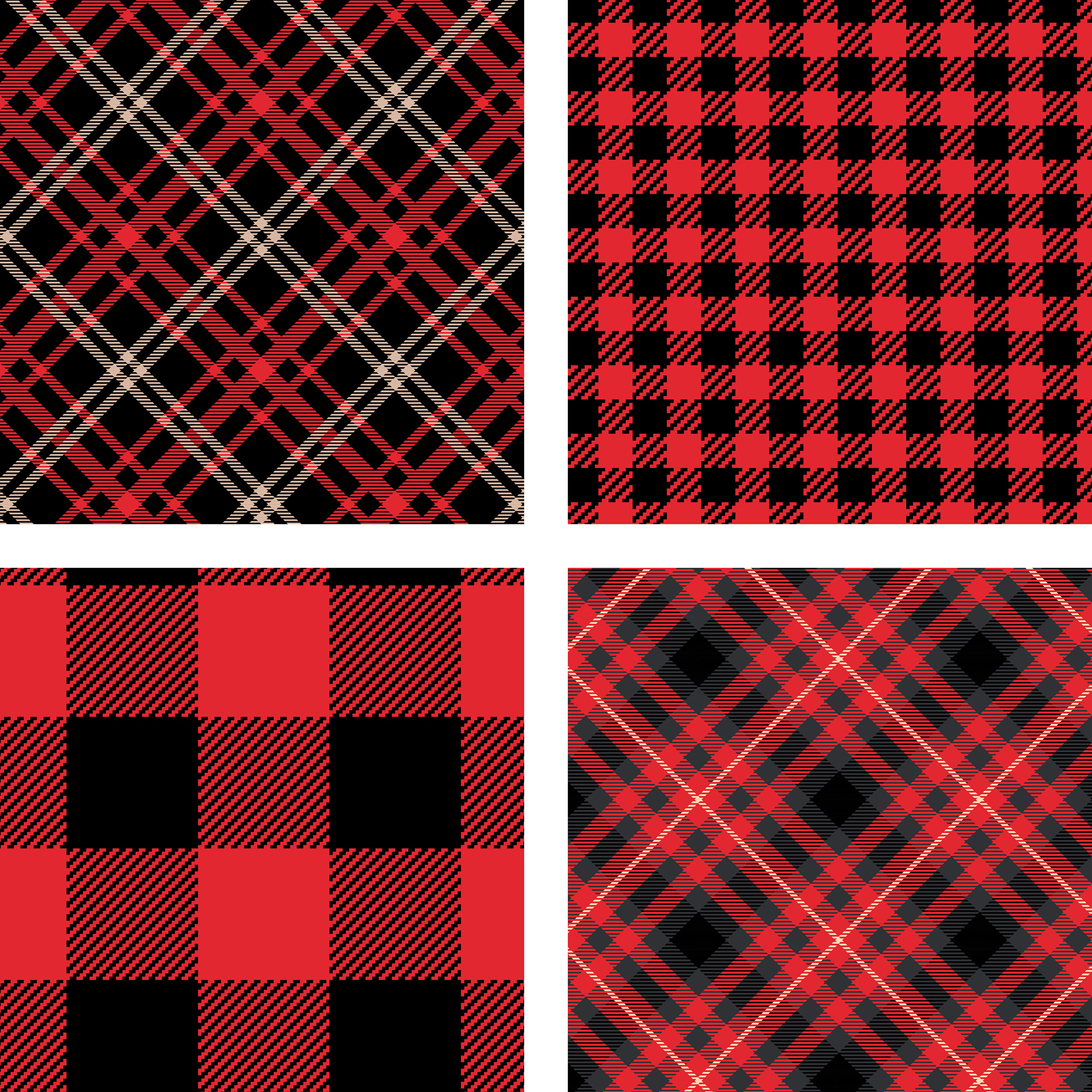 Lumberjack Patterns, Buffalo Plaid