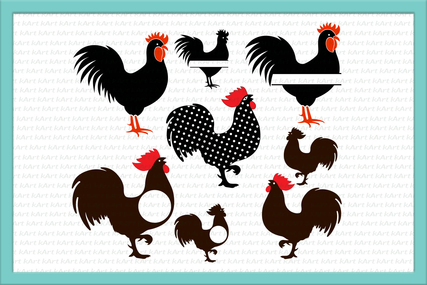 Download Rooster svg, Chicken SVG, Rooster monogram svg, SVG file ...