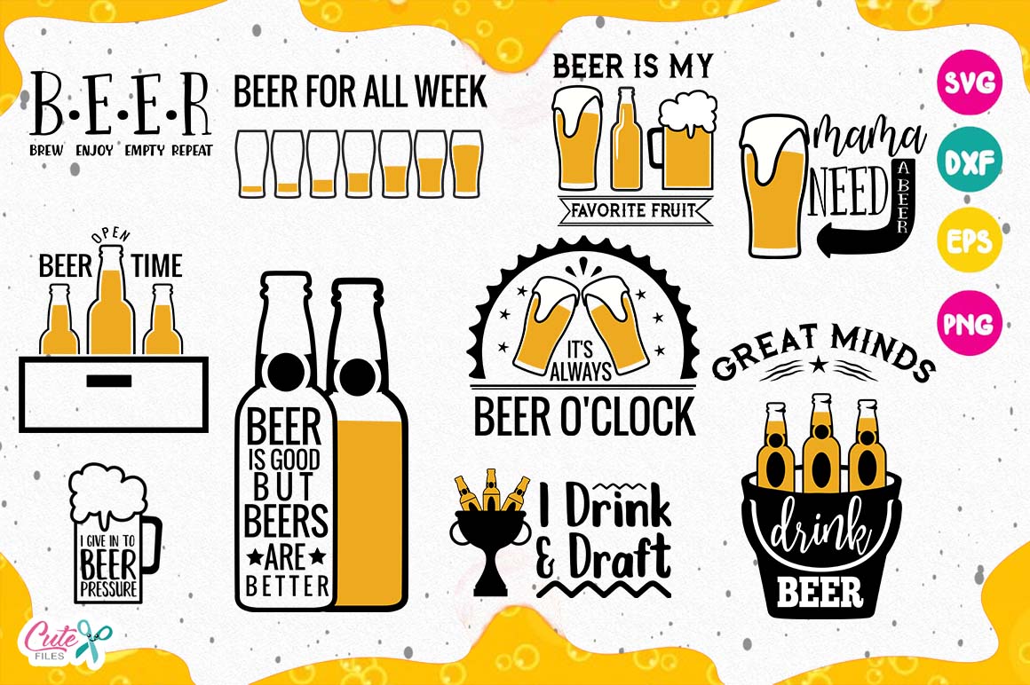 Beer bundle svg, Beer Sayings, Beer Humor svg example image 3.