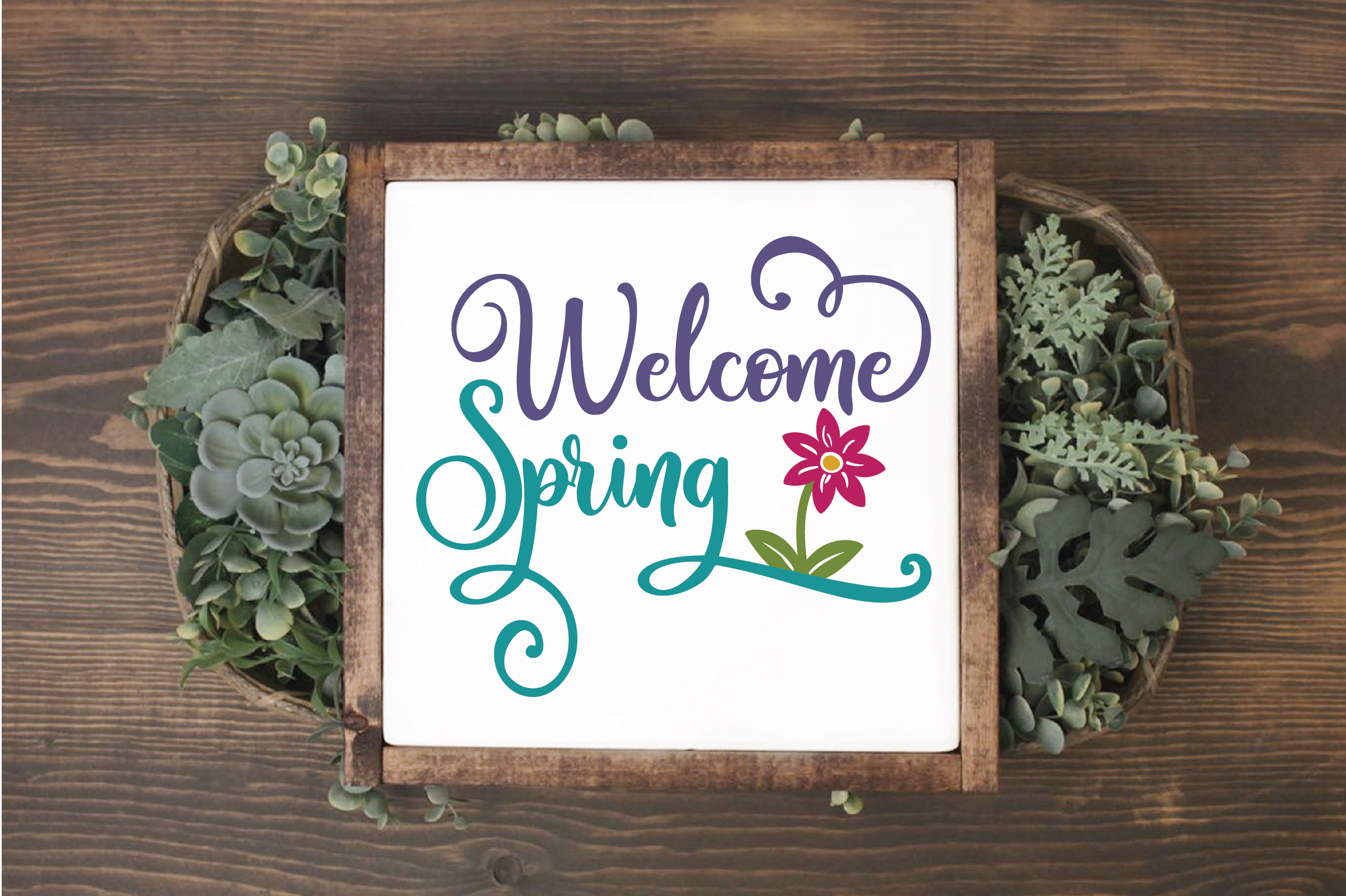 Download Welcome Spring SVG Cut File - Spring SVG DXF EPS PNG JPG ...