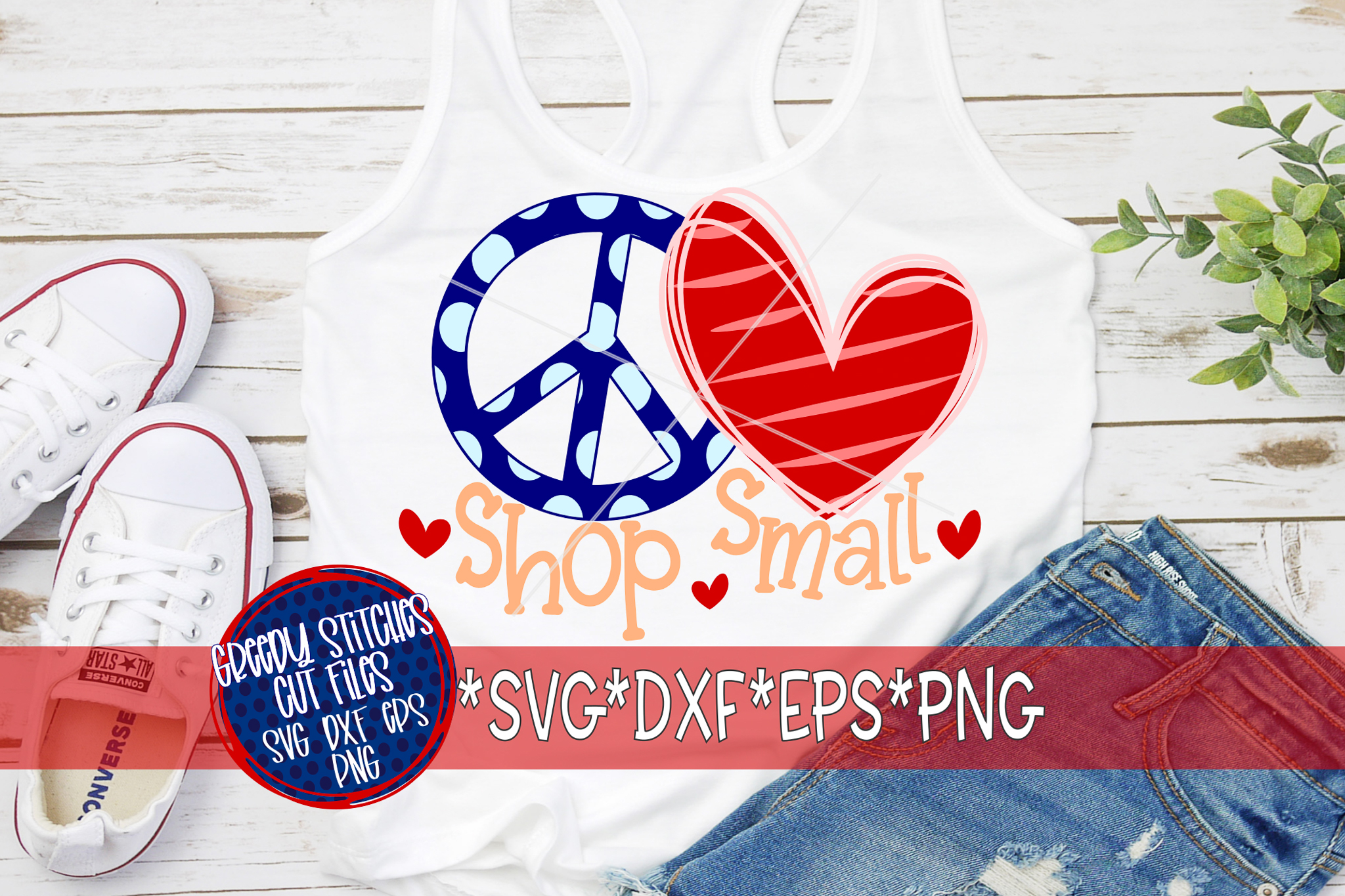 Download Peace Love Shop Small SVG |Shop Small SVG DXF EPS PNG