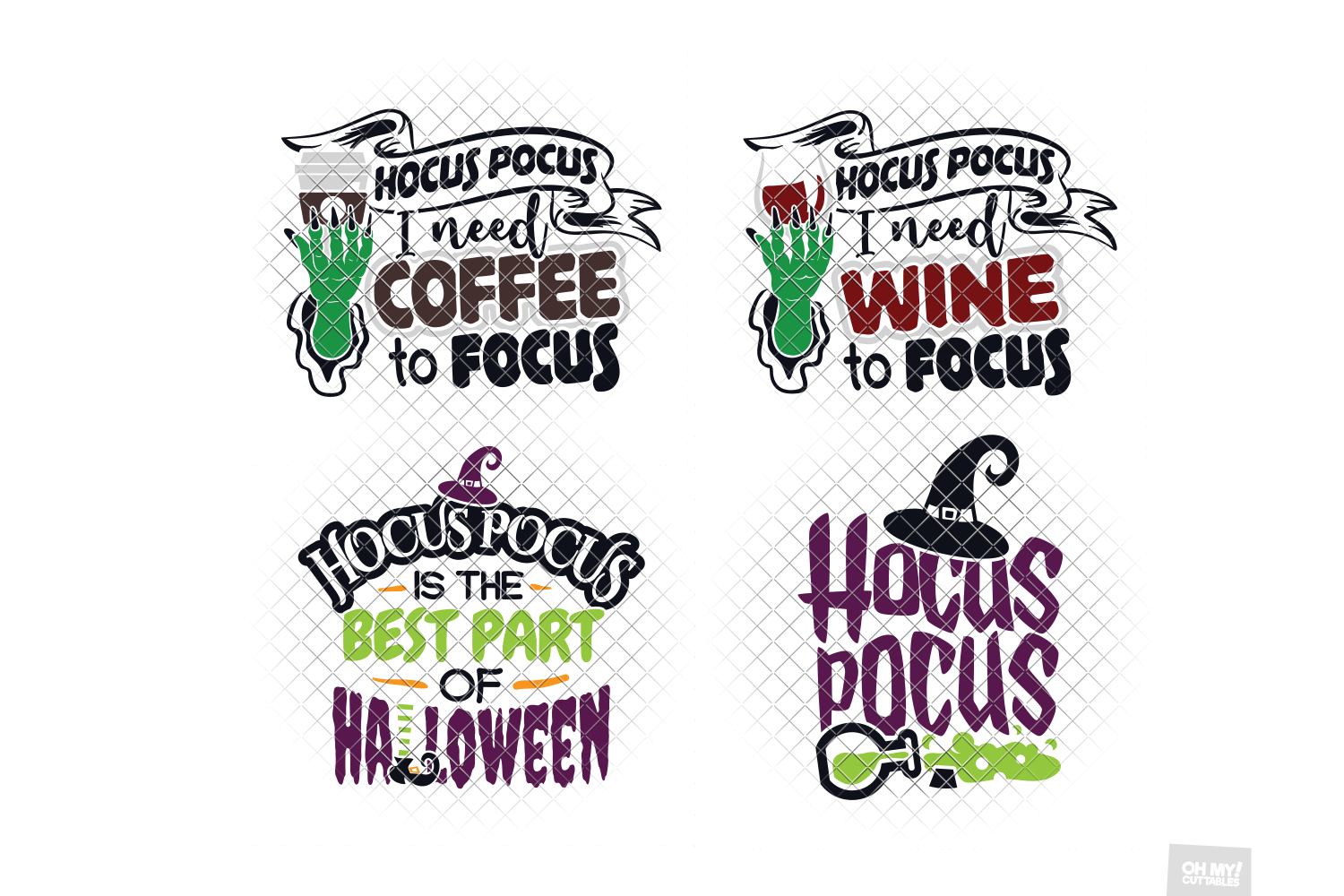 Download Hocus Pocus SVG Bundle in SVG, DXF, PNG, EPS, JPG