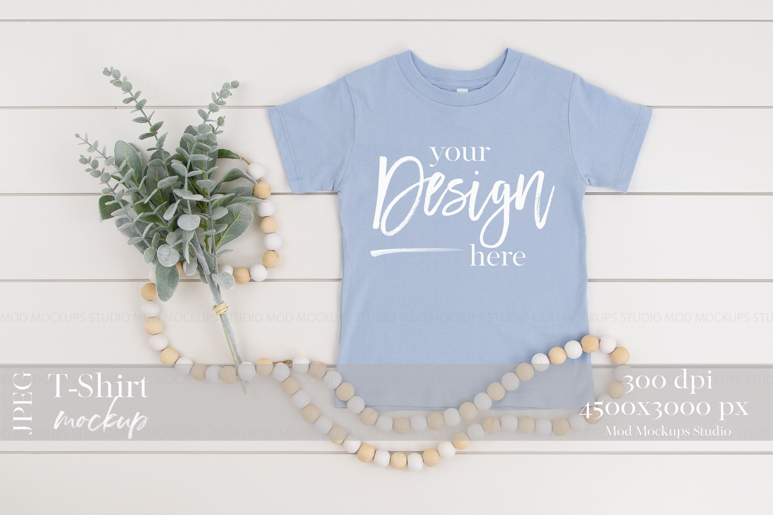 Download TShirt Mockup BABY BLUE| 3001T Bella Canvas Mock Up