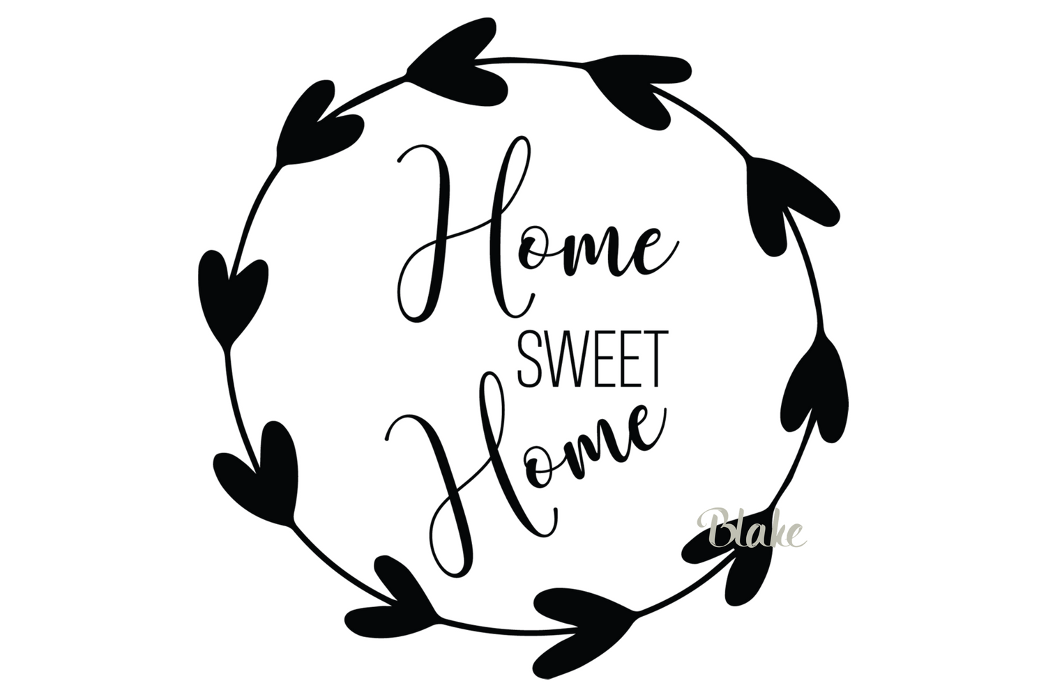 Home Sweet Home SVG Home cricut Home silhouette housewarming
