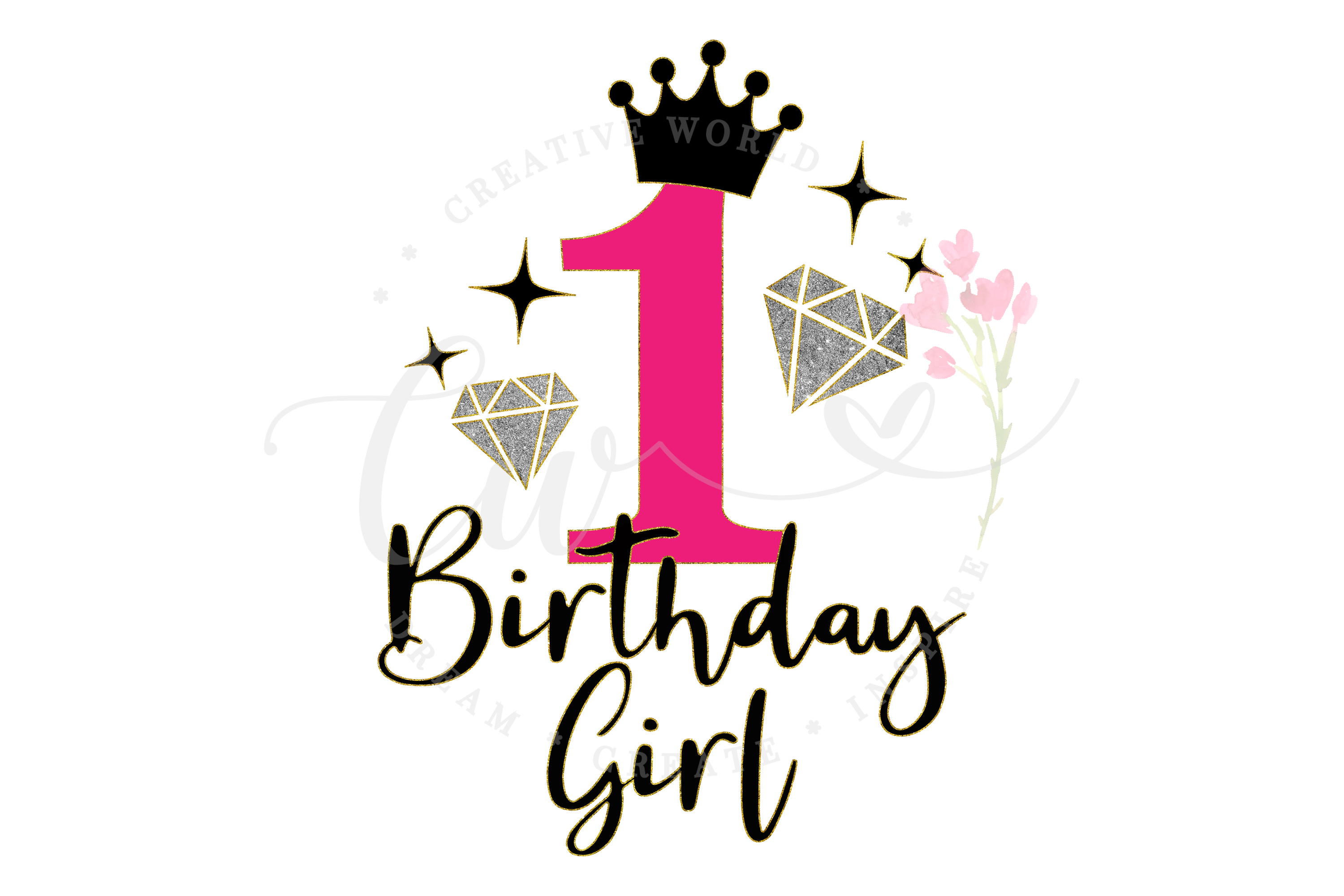 1st Birthday svg | My 1st Birthday svg | Princess Diva