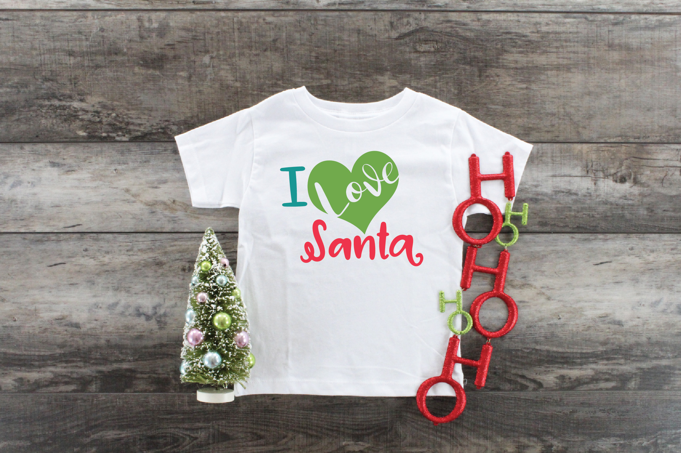 I Love Santa - Christmas SVG Cut File - DXF PNG EPS JPG AI ...