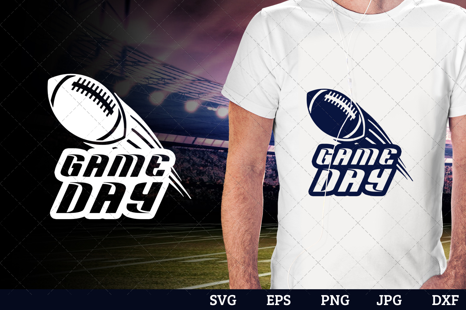 Download Game day Superbowl Football Sayings svg file for cutting