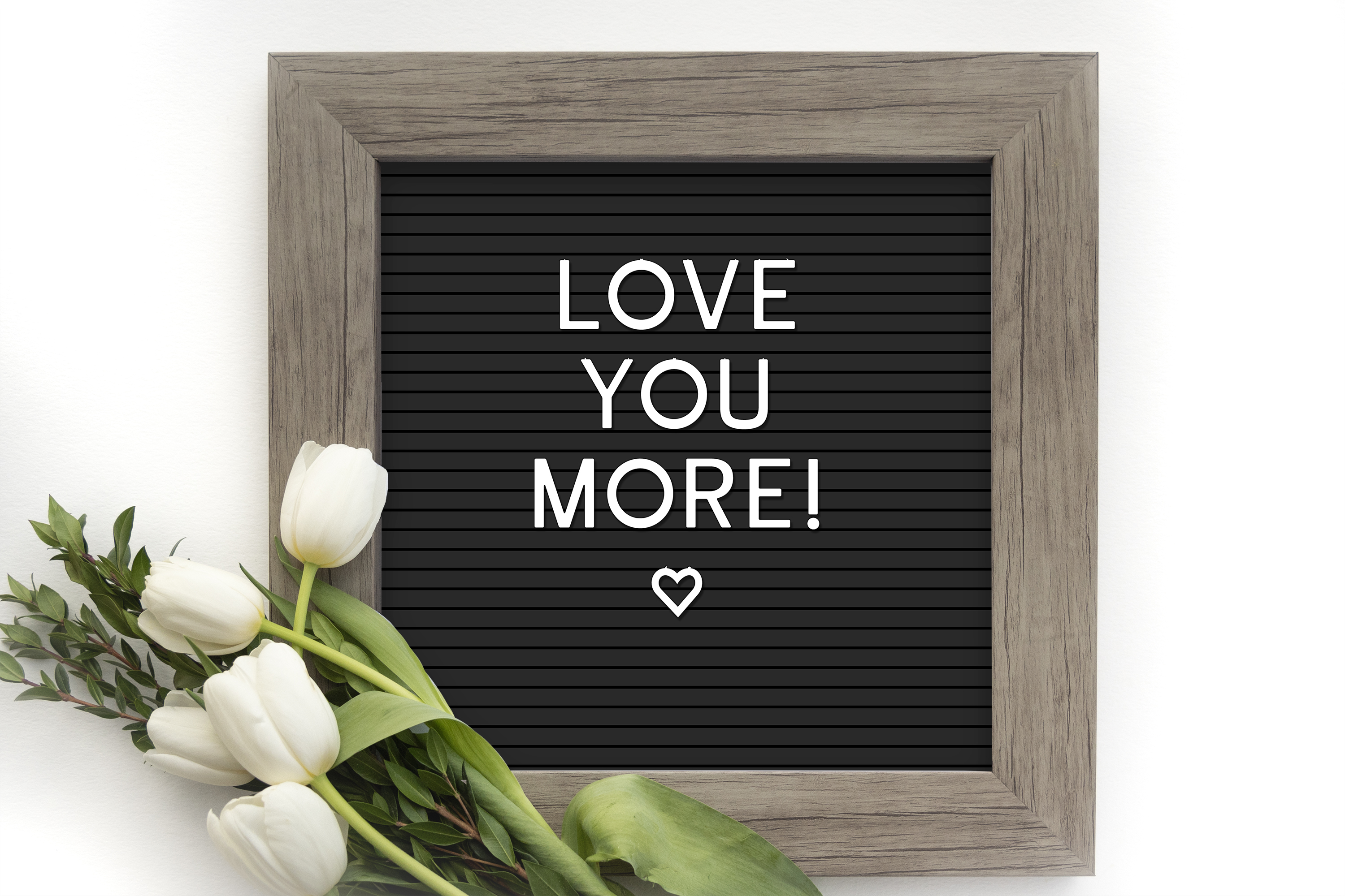 DIGITAL LETTER BOARD! Font included PSD File