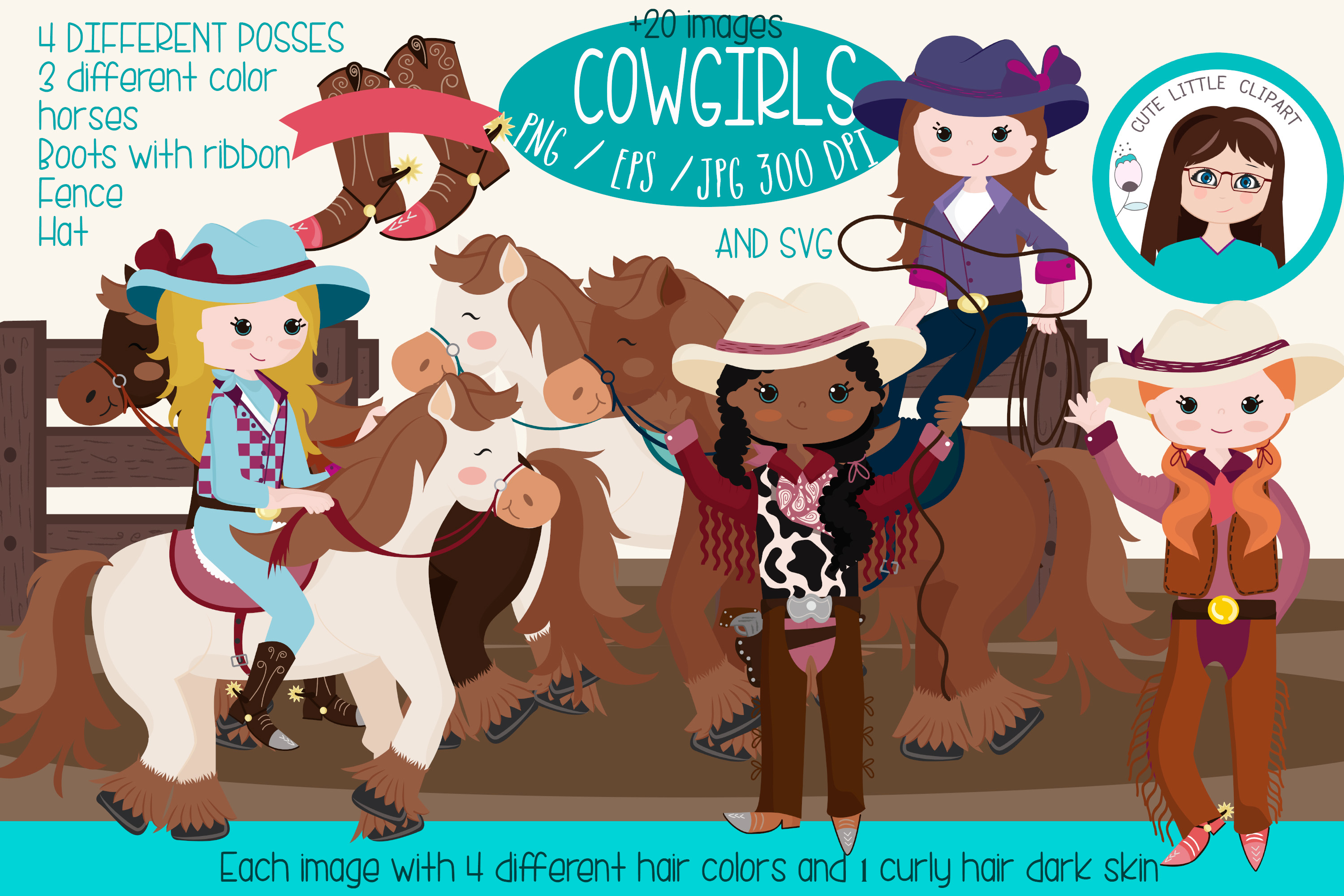 Download Cowgirls vector, svg, png