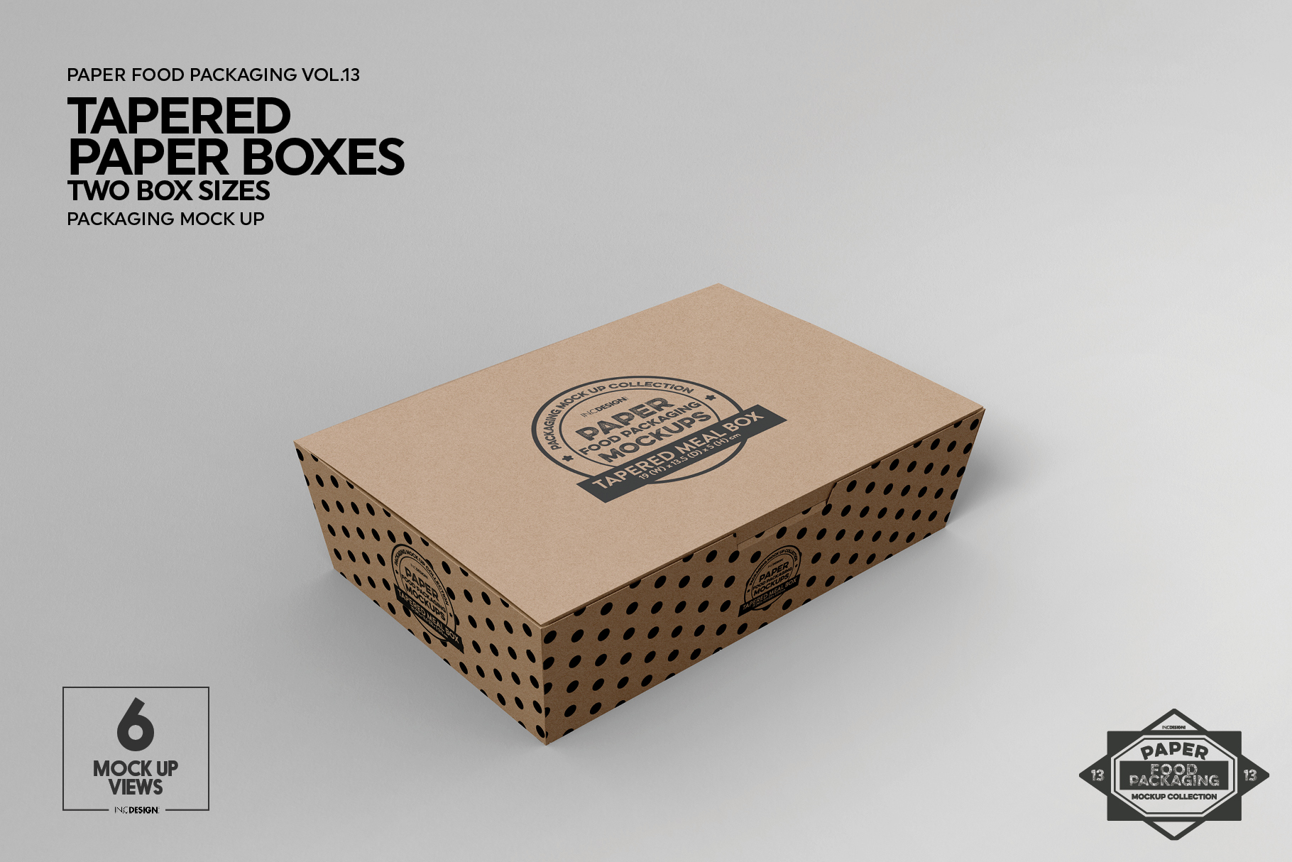 Download VOL.13 Food Box Packaging MockUps (172794) | Branding ...