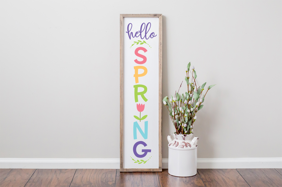 Download Spring Has Sprung Front Porch SVG Sign Bundle - Easter SVG (479404) | SVGs | Design Bundles